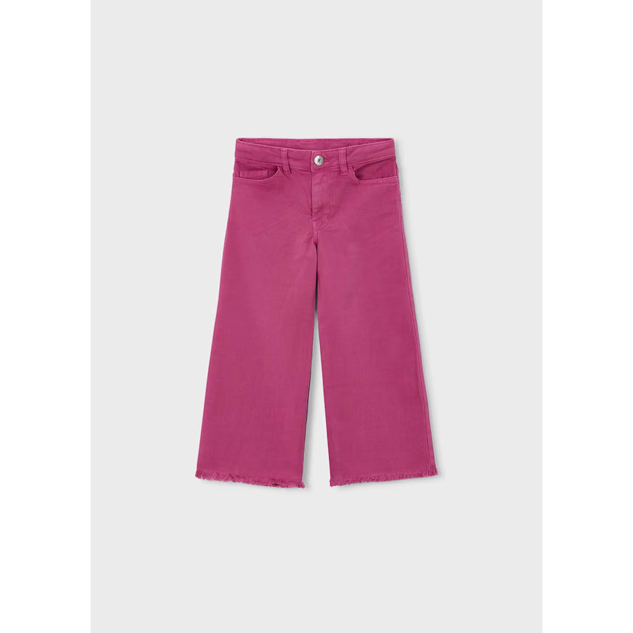 Girl Wide Leg Twill Pants