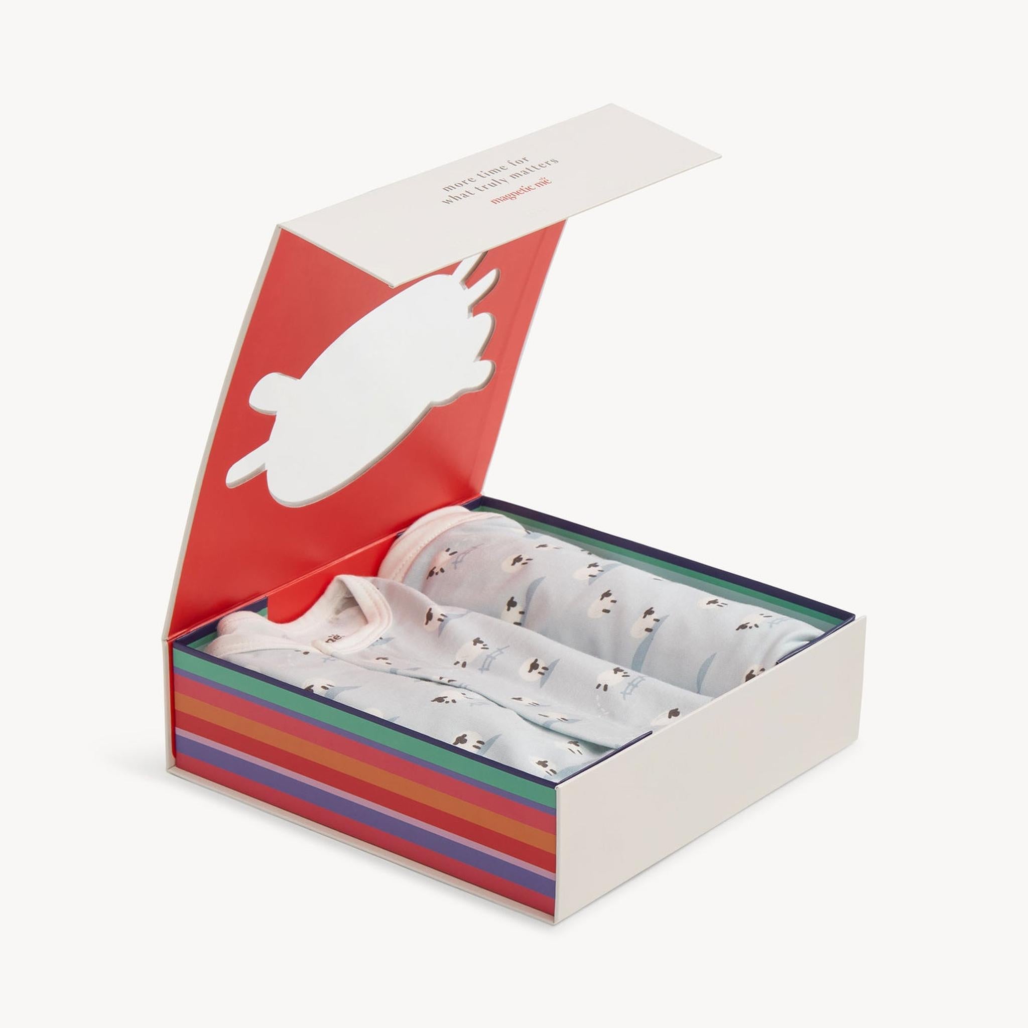 Baa Baa Baby Blue Modal 3pc Gift Set