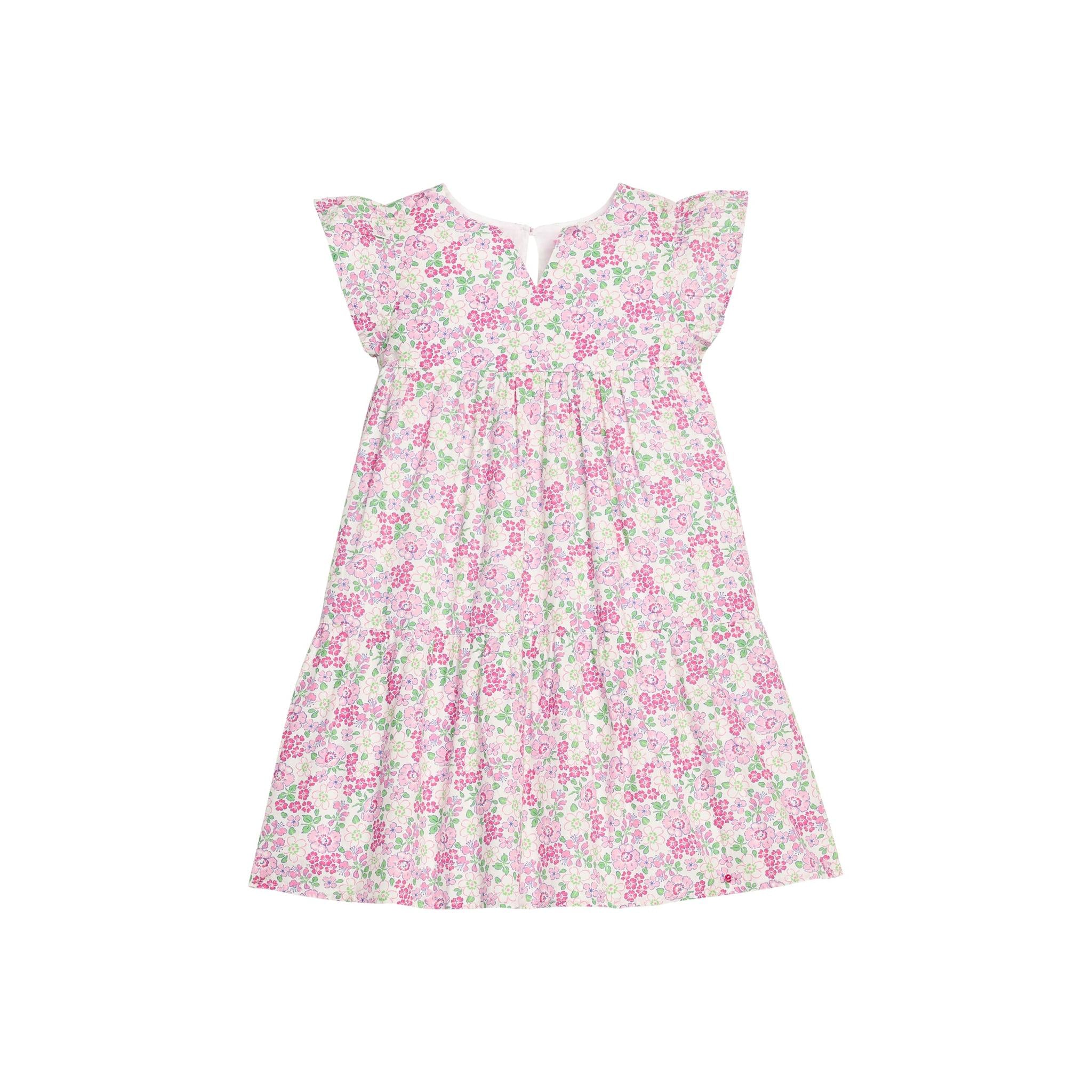 Positano Dress - Pink Bloomsbury Blossoms