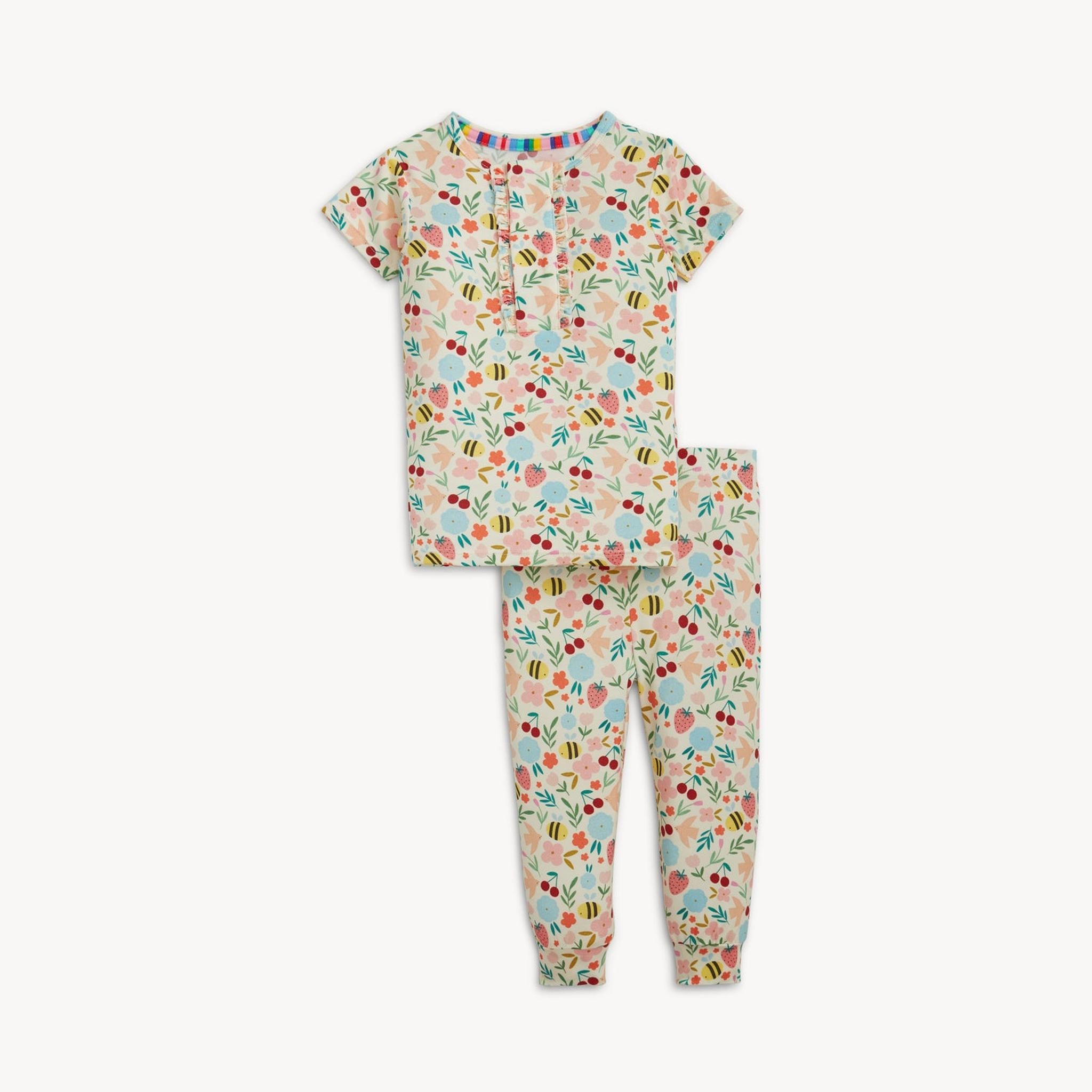 Honey Blossom Modal Mag Ruf L/s Lng Pnt Pj