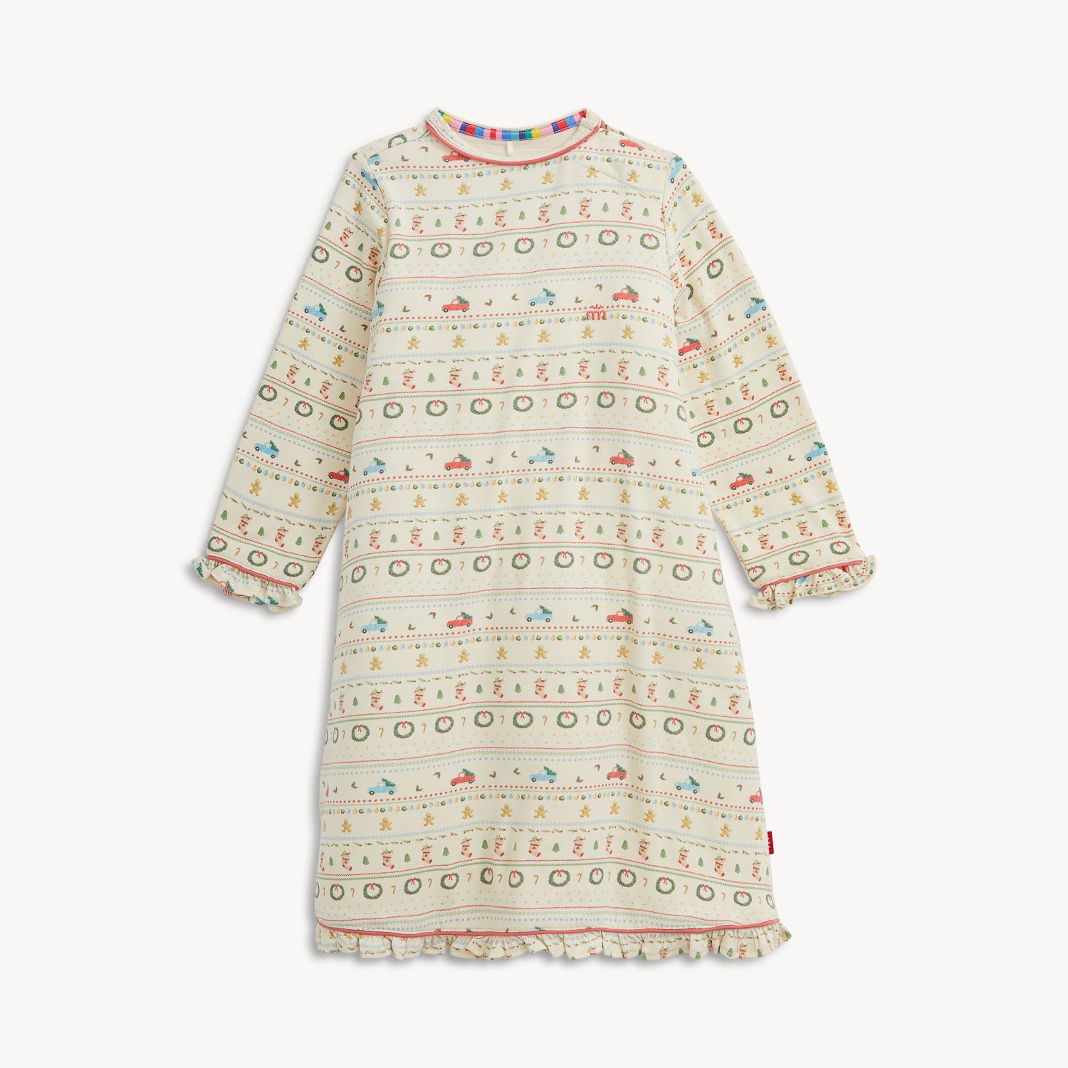 Traditional Christmas Magentic Nightgown