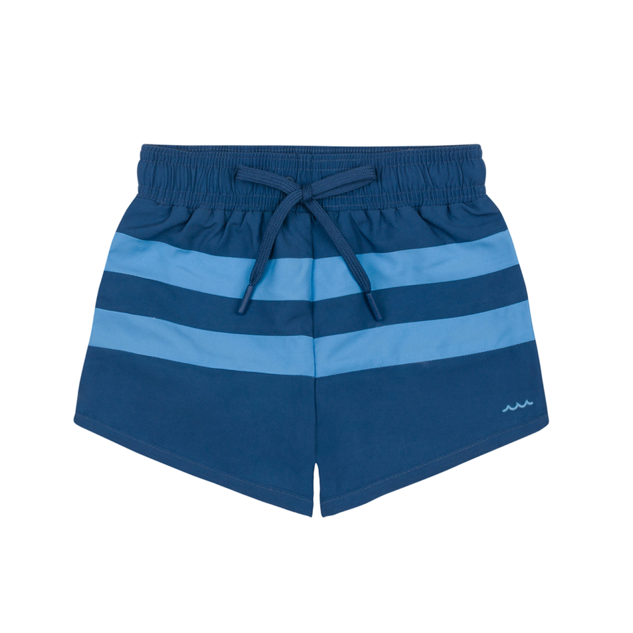 boys navy colorblock stripe boardie