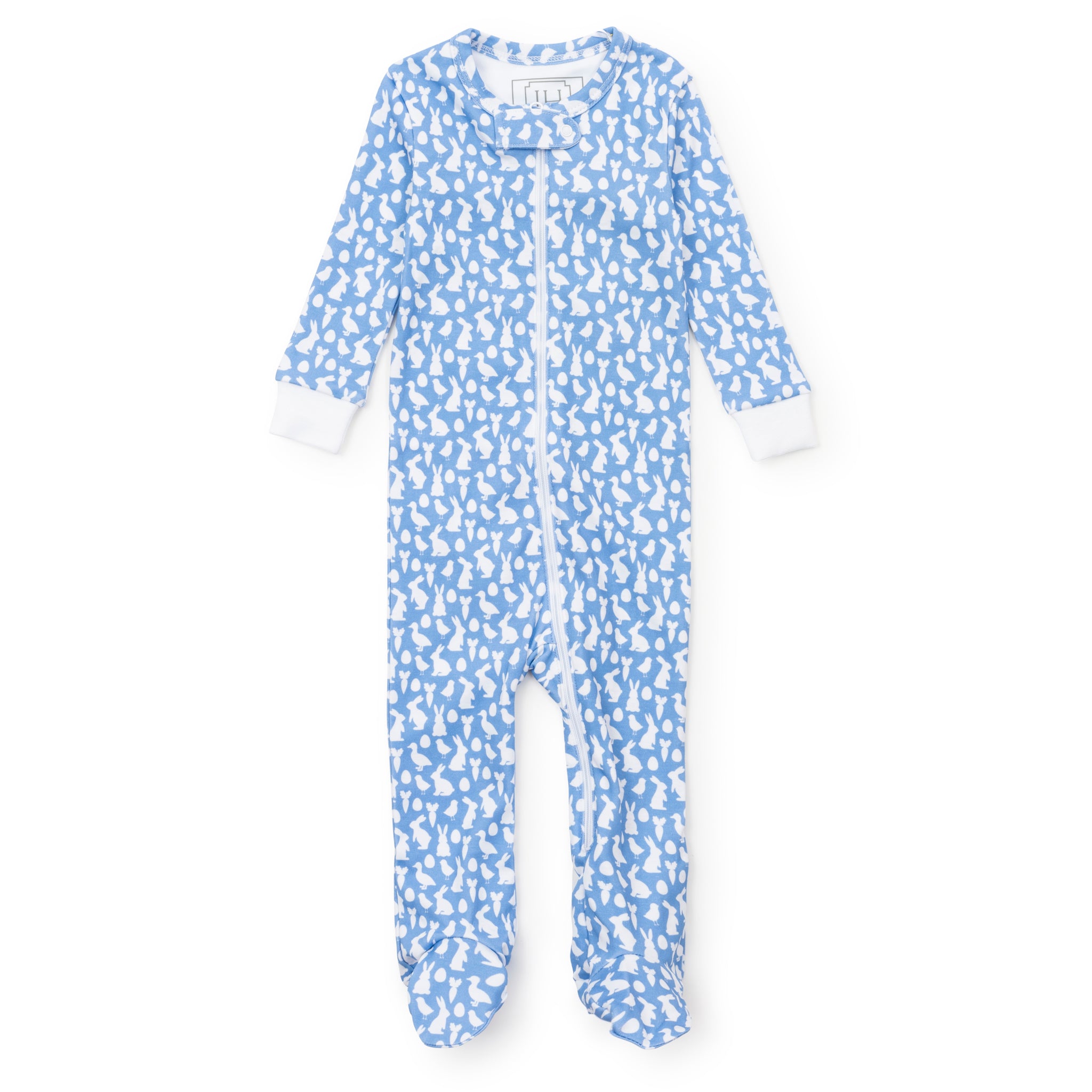Parker Zipper Pima PJ - Easter Pink Blue