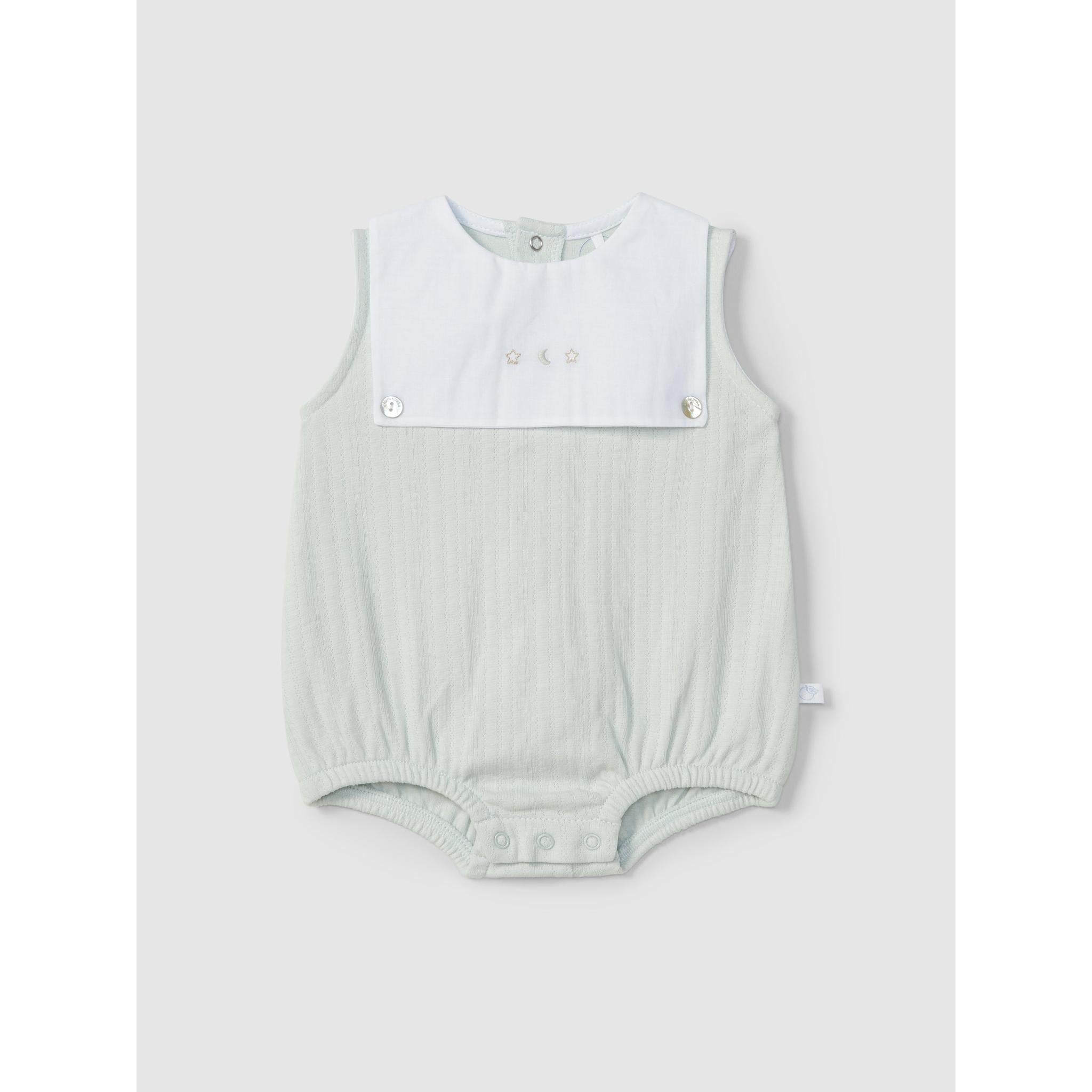 Shortie in organic cotton with embroidered detail - Stars