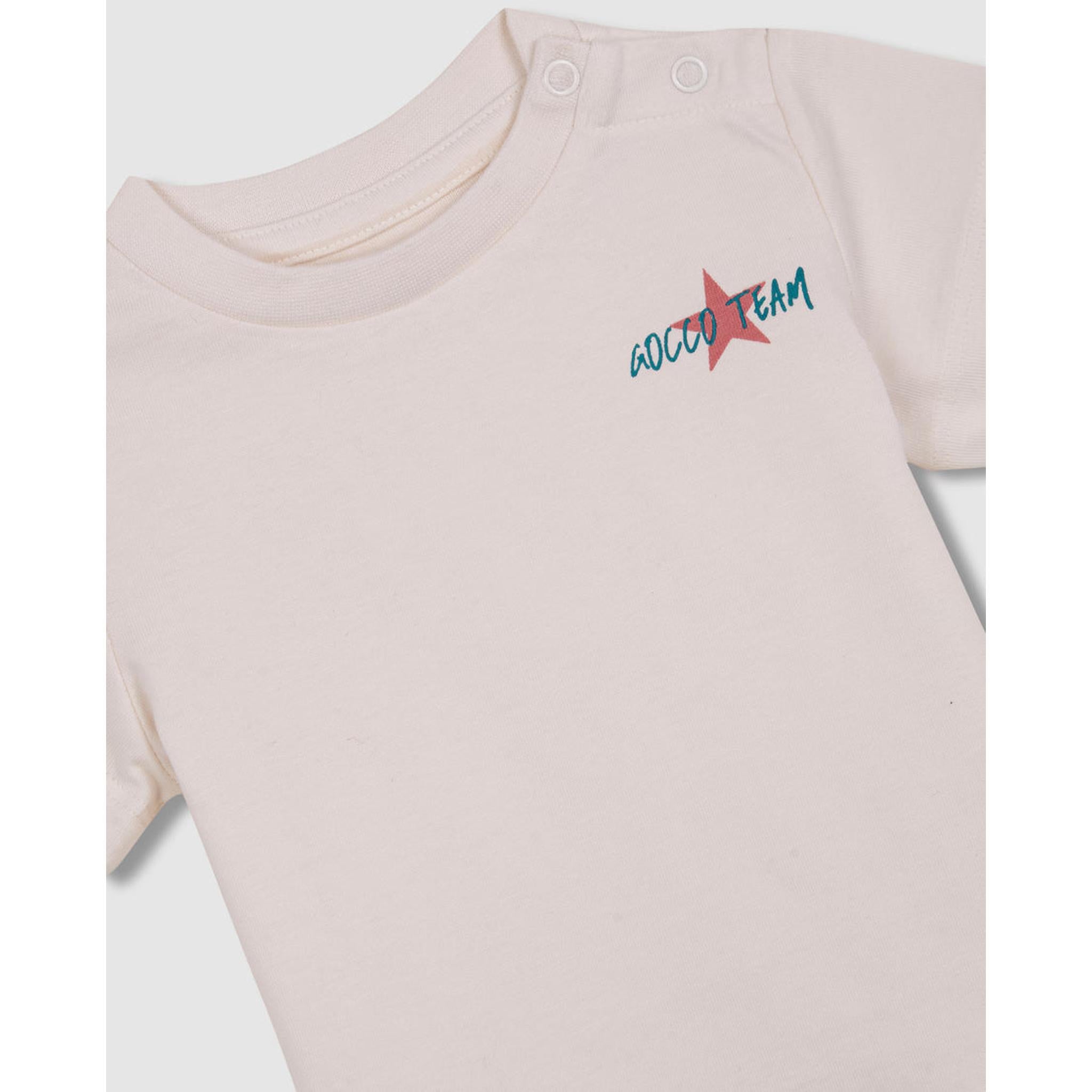 Conjunto Camisa y Bañador de bebé de estrellas