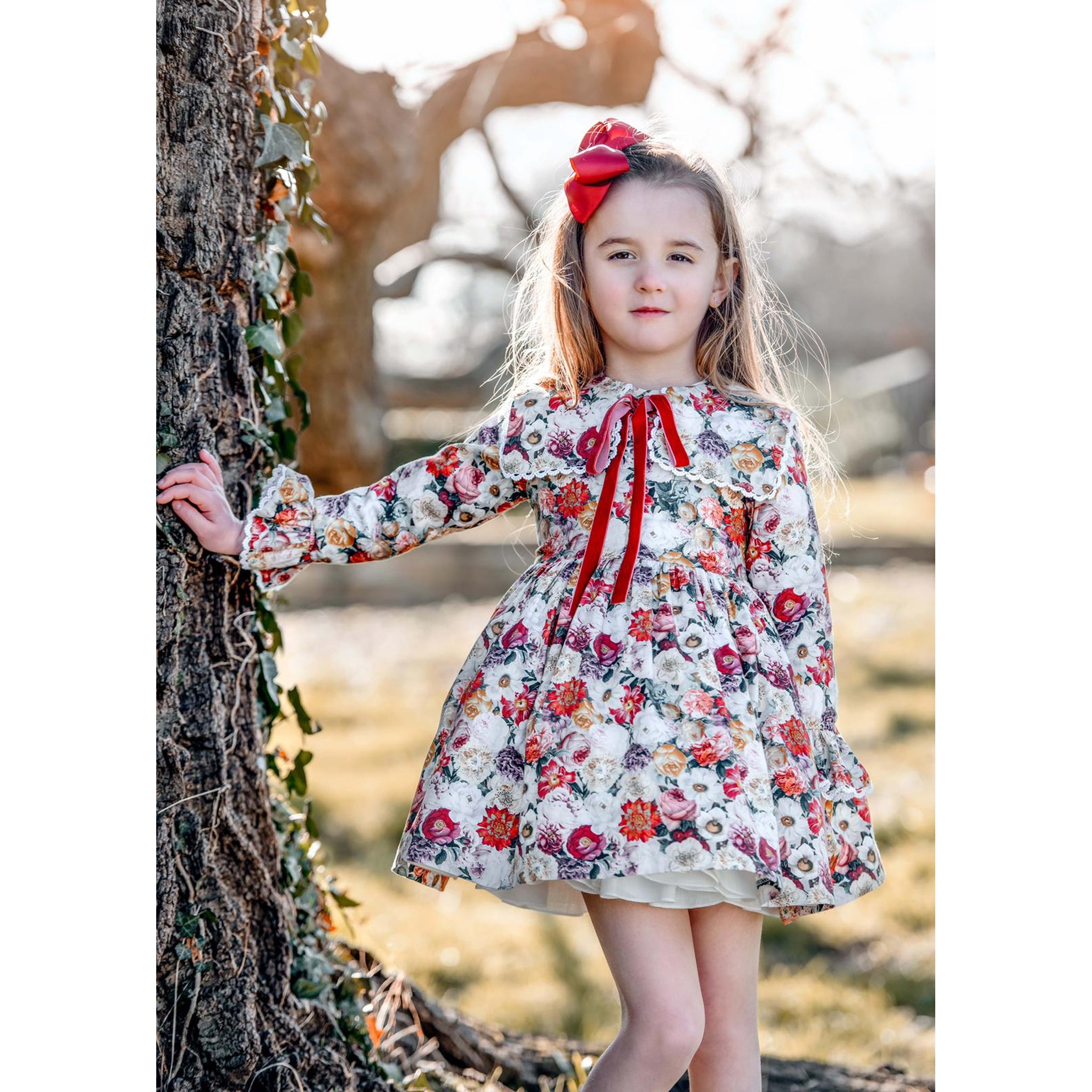 Autumn Floral Dress