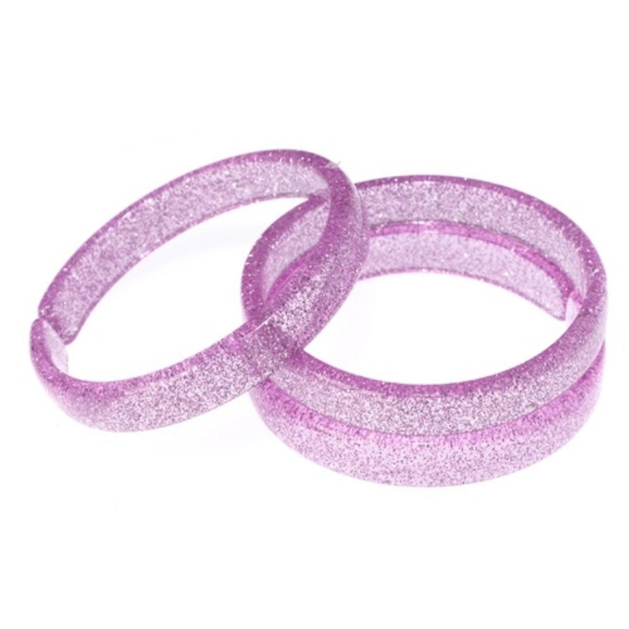 Glitter Light Pink Bangles