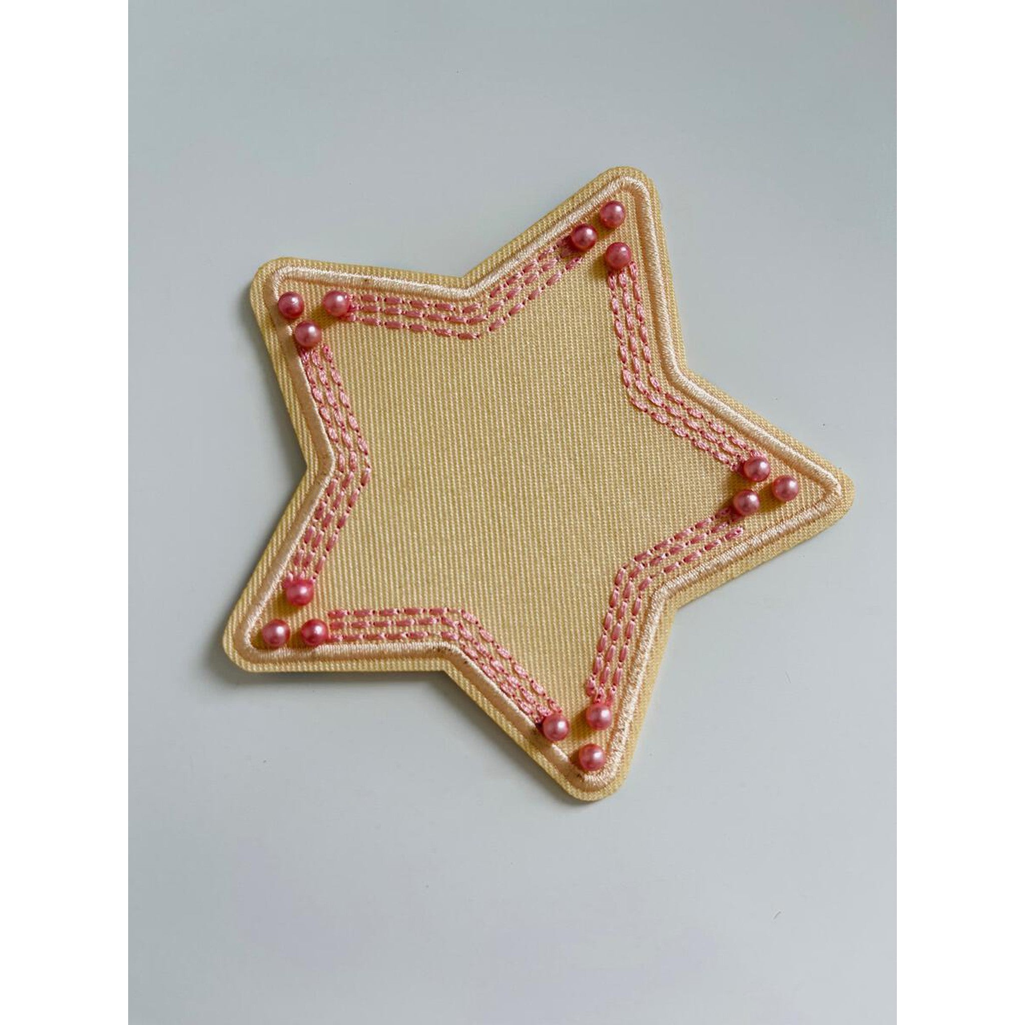 Pearl Stitched Star Patches