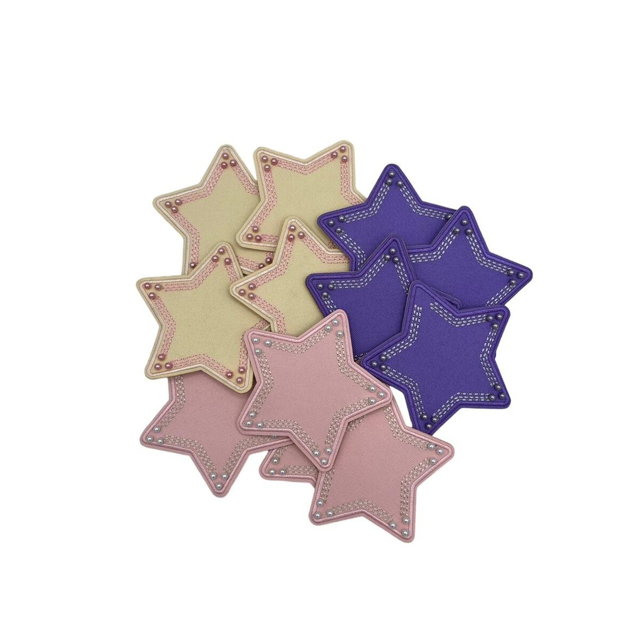 Pearl Stitched Star Patches