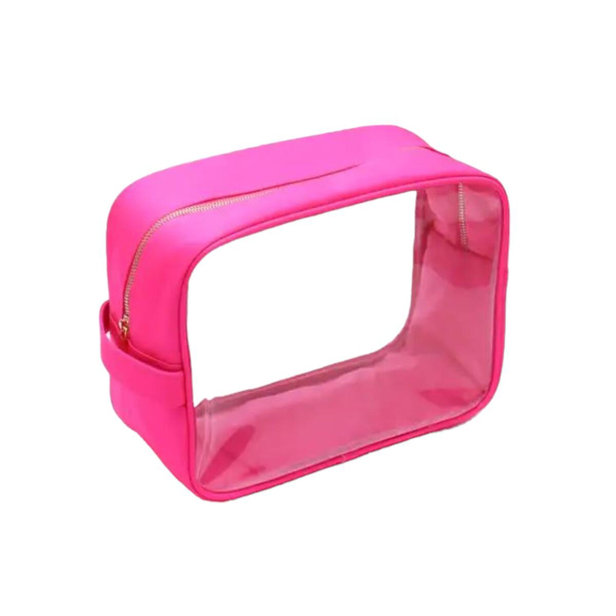 Clear Nylon Pouch - Flamingo