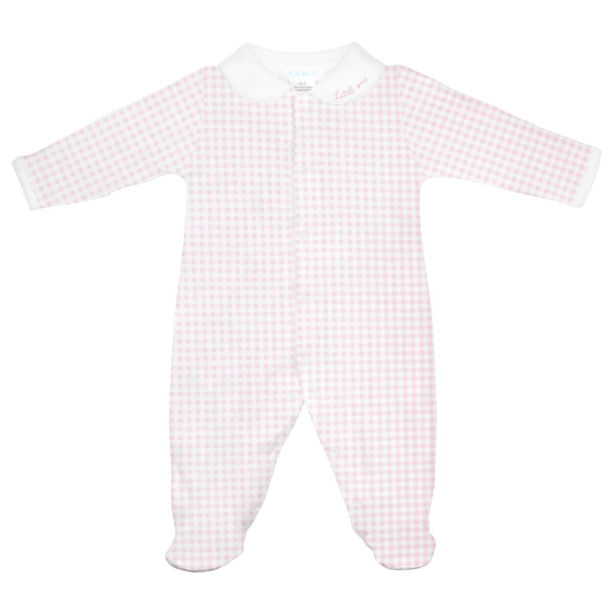 Little One Pink Pima Footie