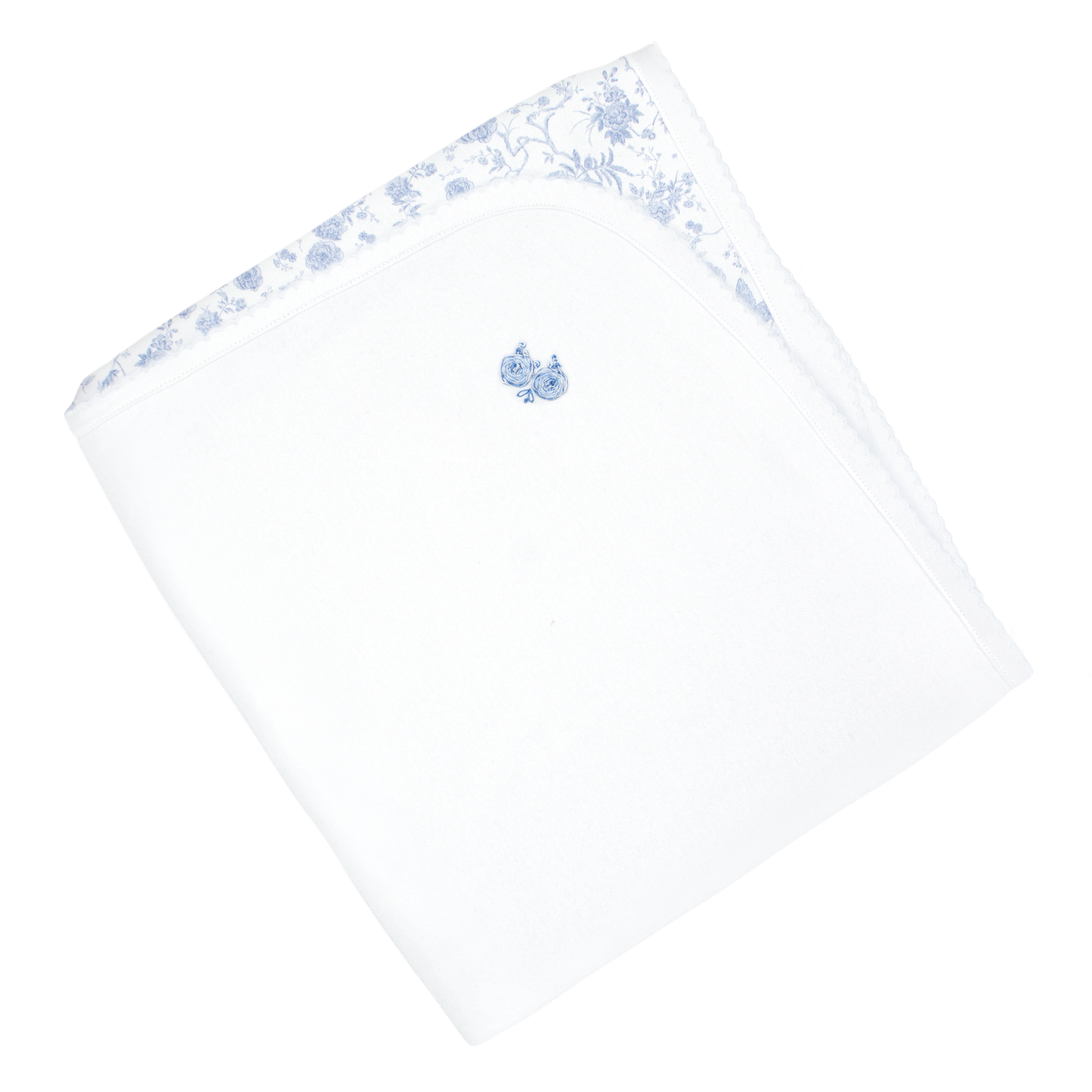 Garden Embroidered Pima Blanket