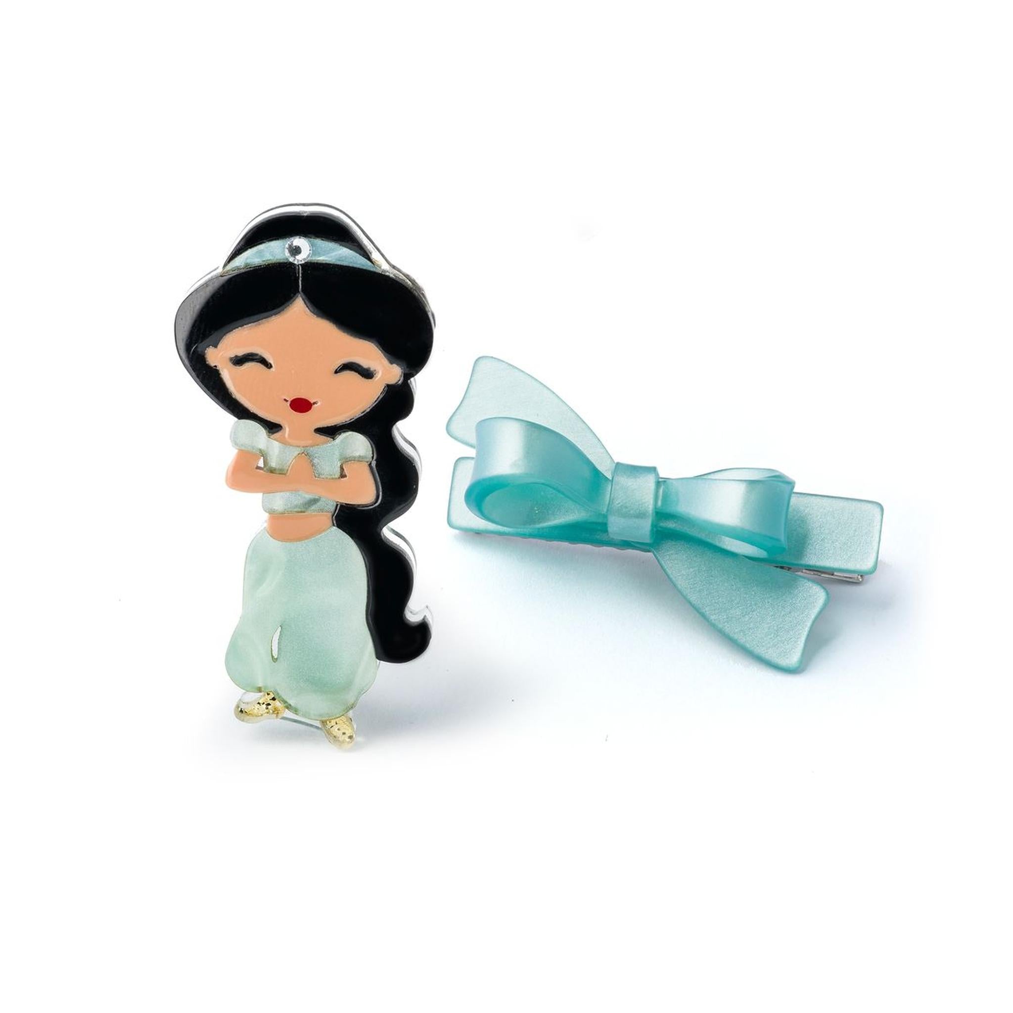Princess + Bow Alligator Clips