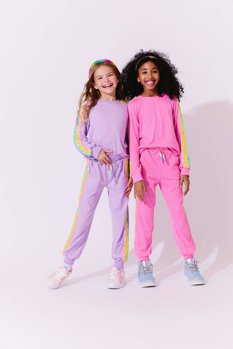 Rainbow Sequin Set
