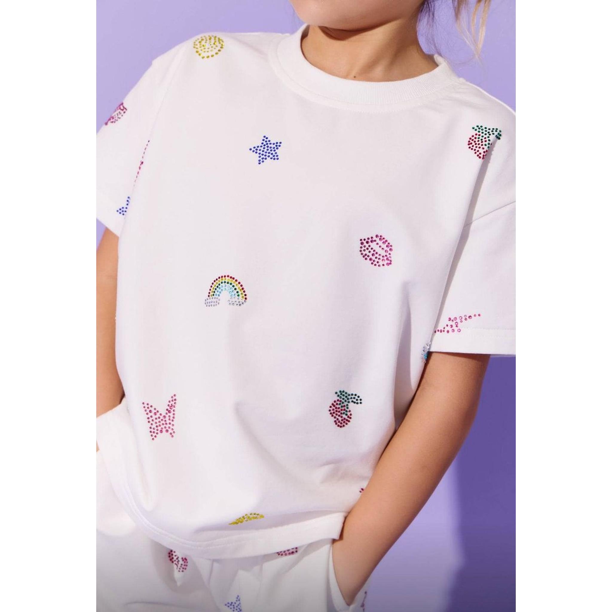 Crystal Doodle Short Set