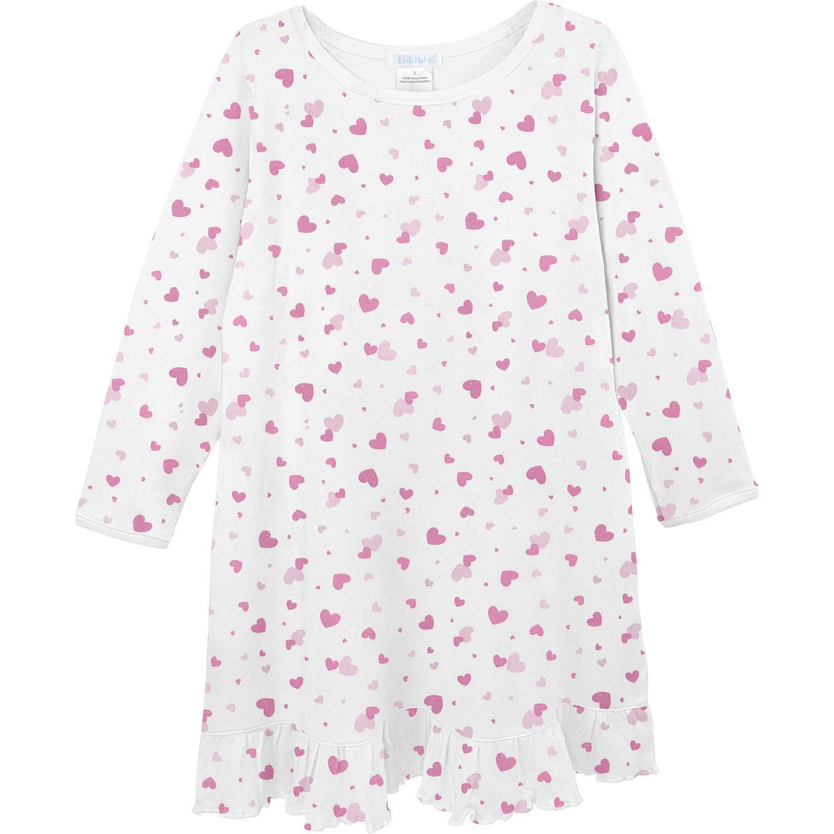 Heart Confetti Pima Nightgown