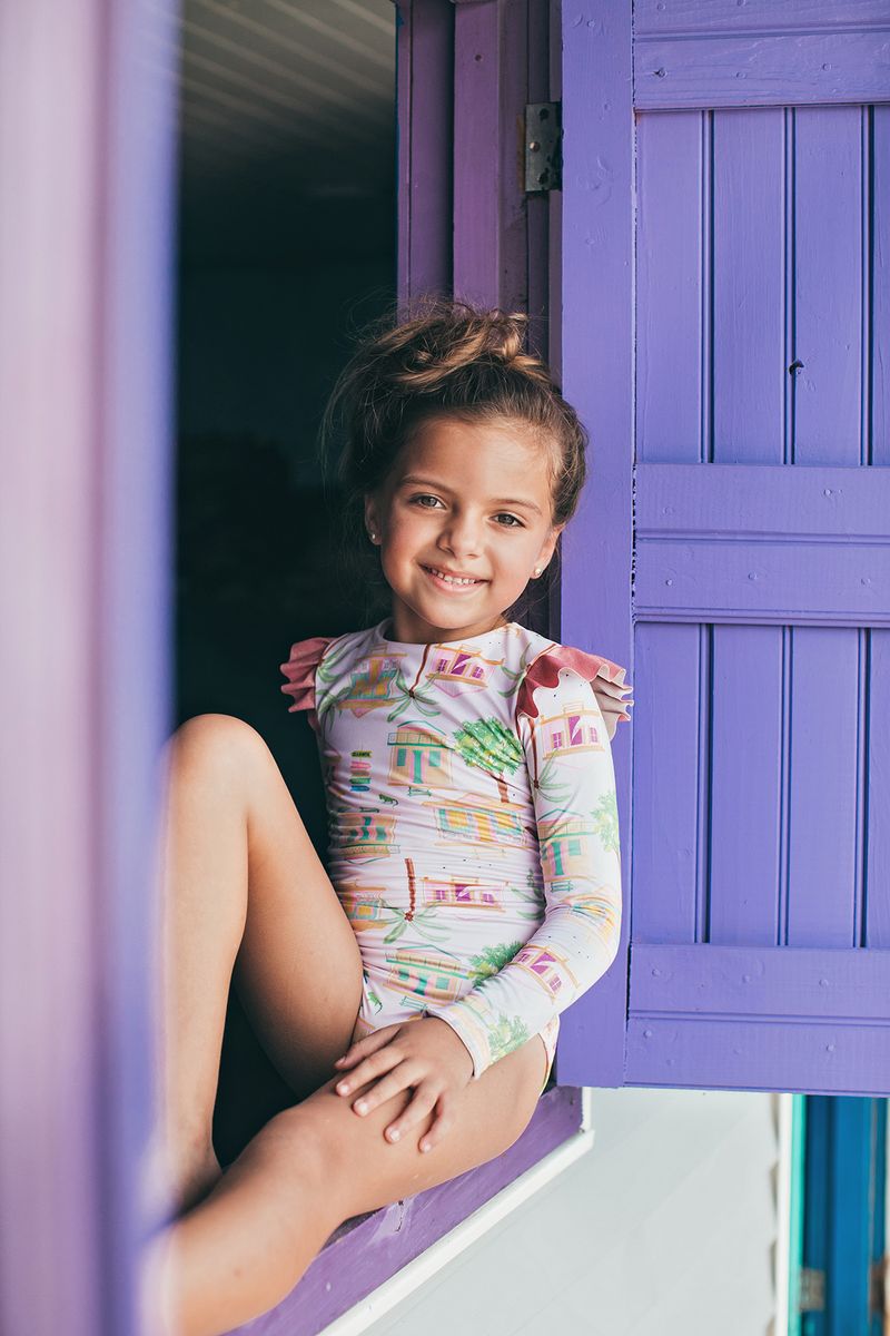 ALANA LONGSLEEVE -  CASITAS ISLEÑAS ROSADO