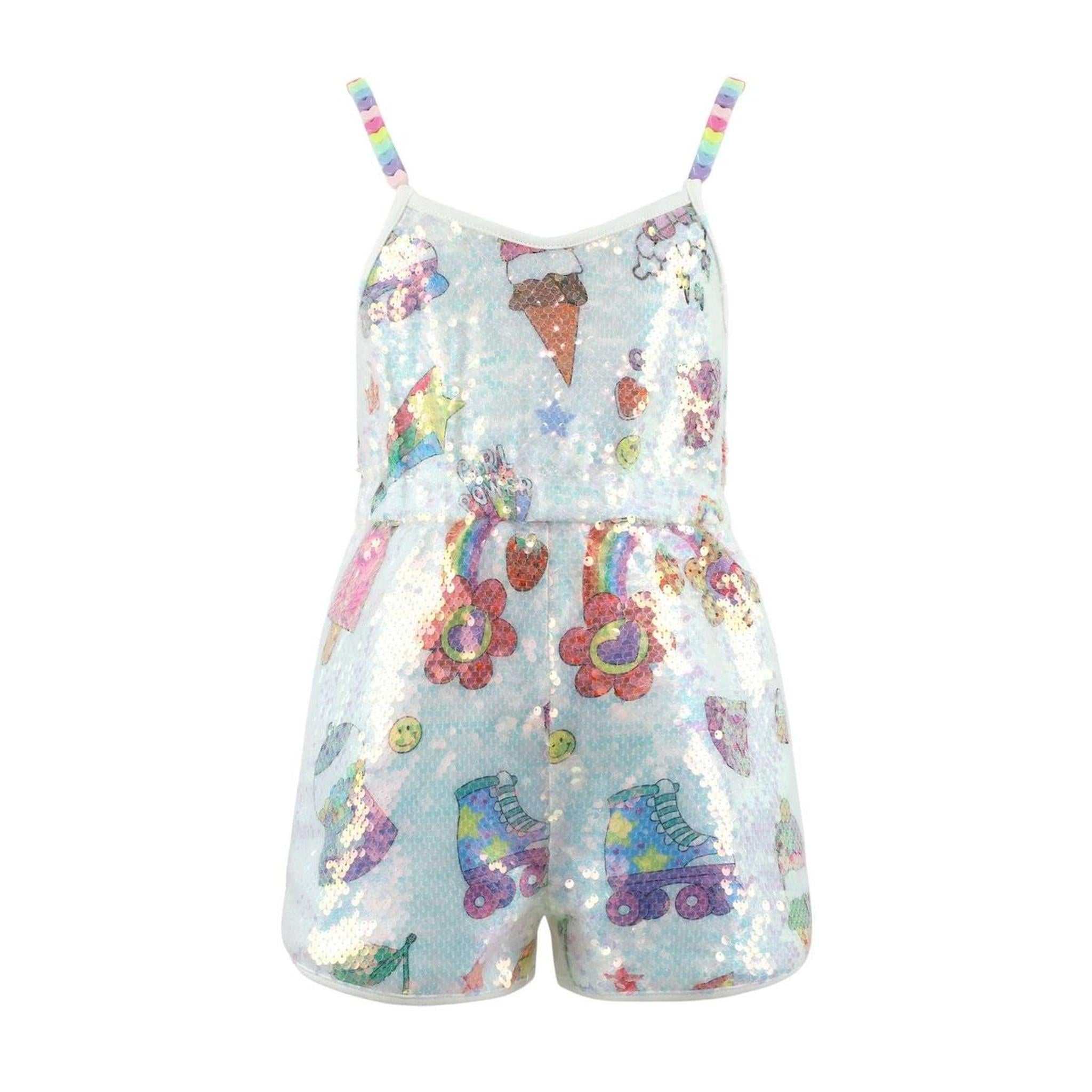 Summertime Fun Sequin Romper