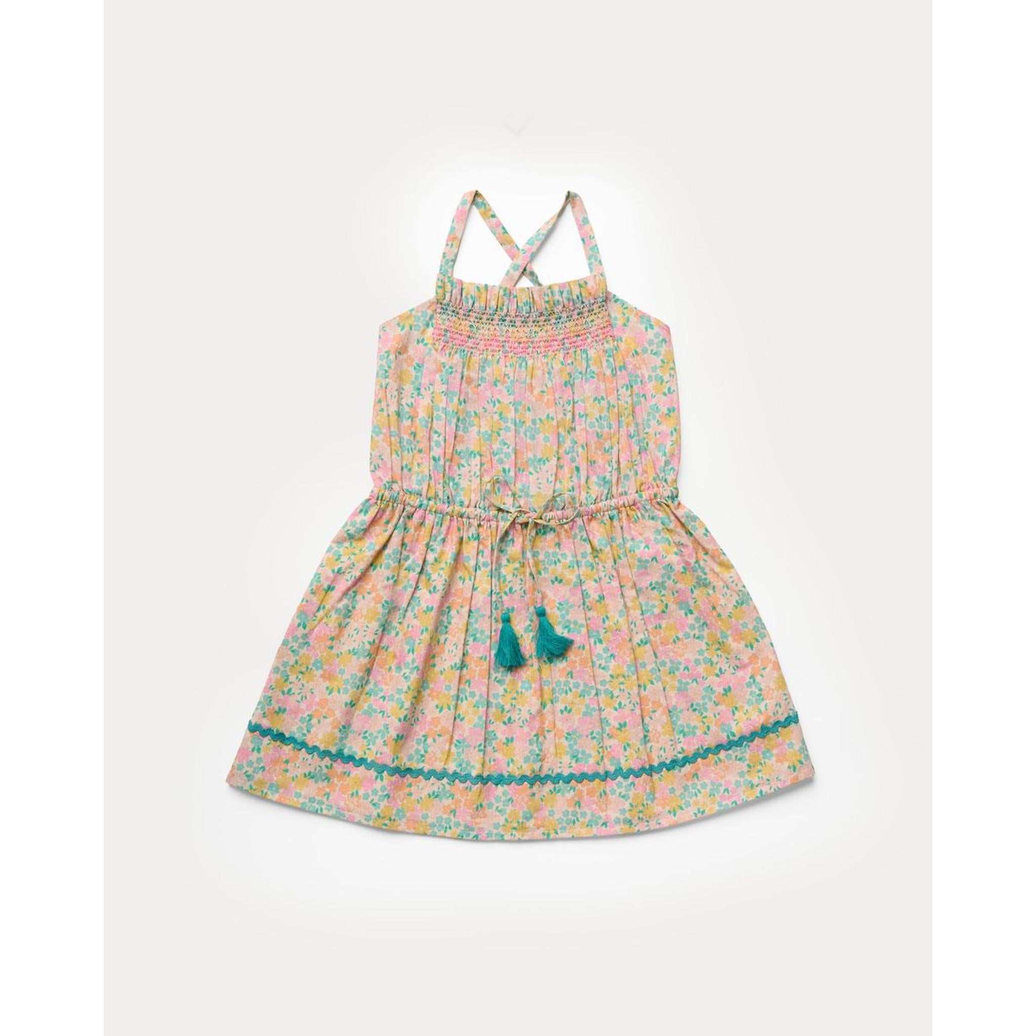 Alisson Dress - EMMA FLORAL MINT PRINT