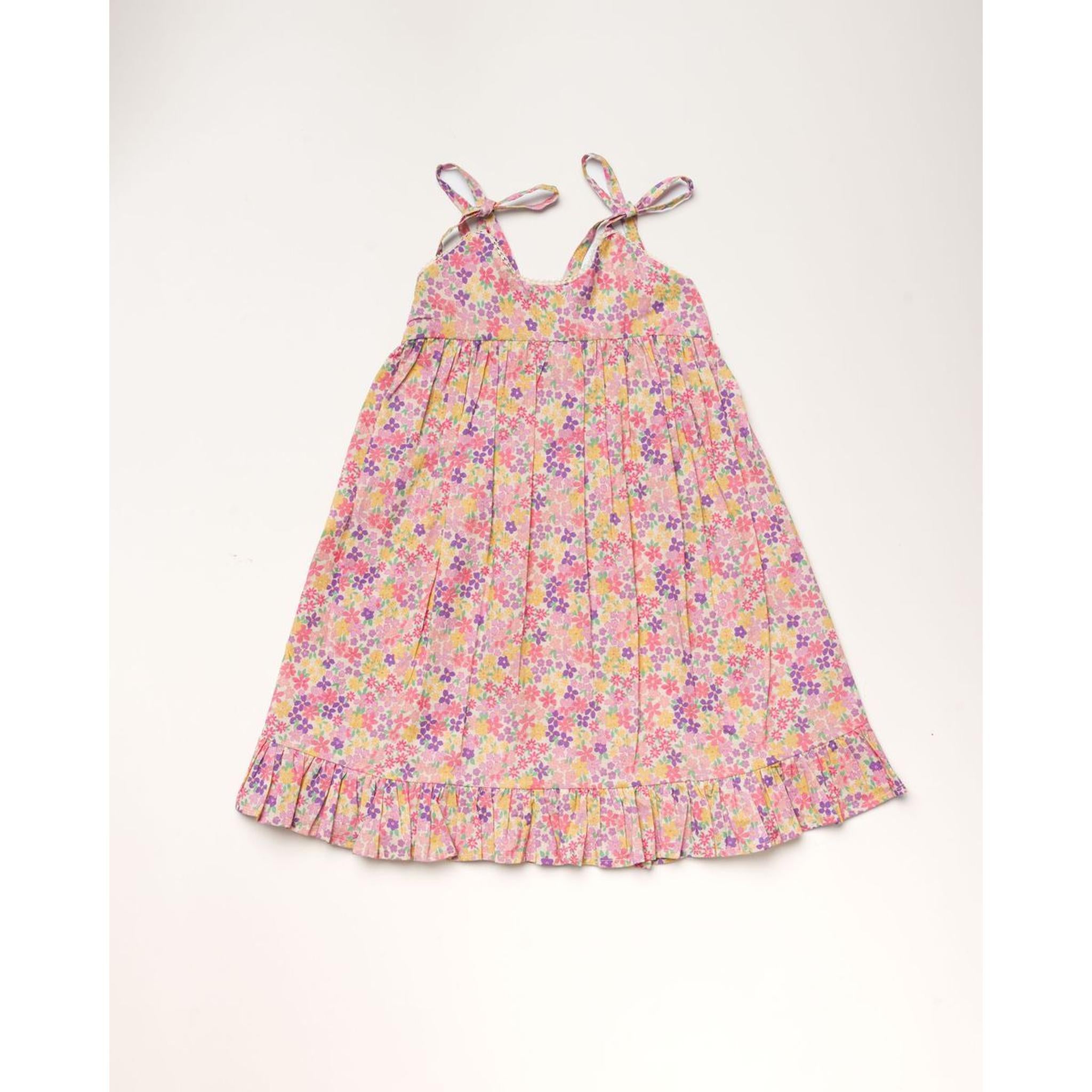 Alena dress - EMMA FLORAL PURPLE PRINT