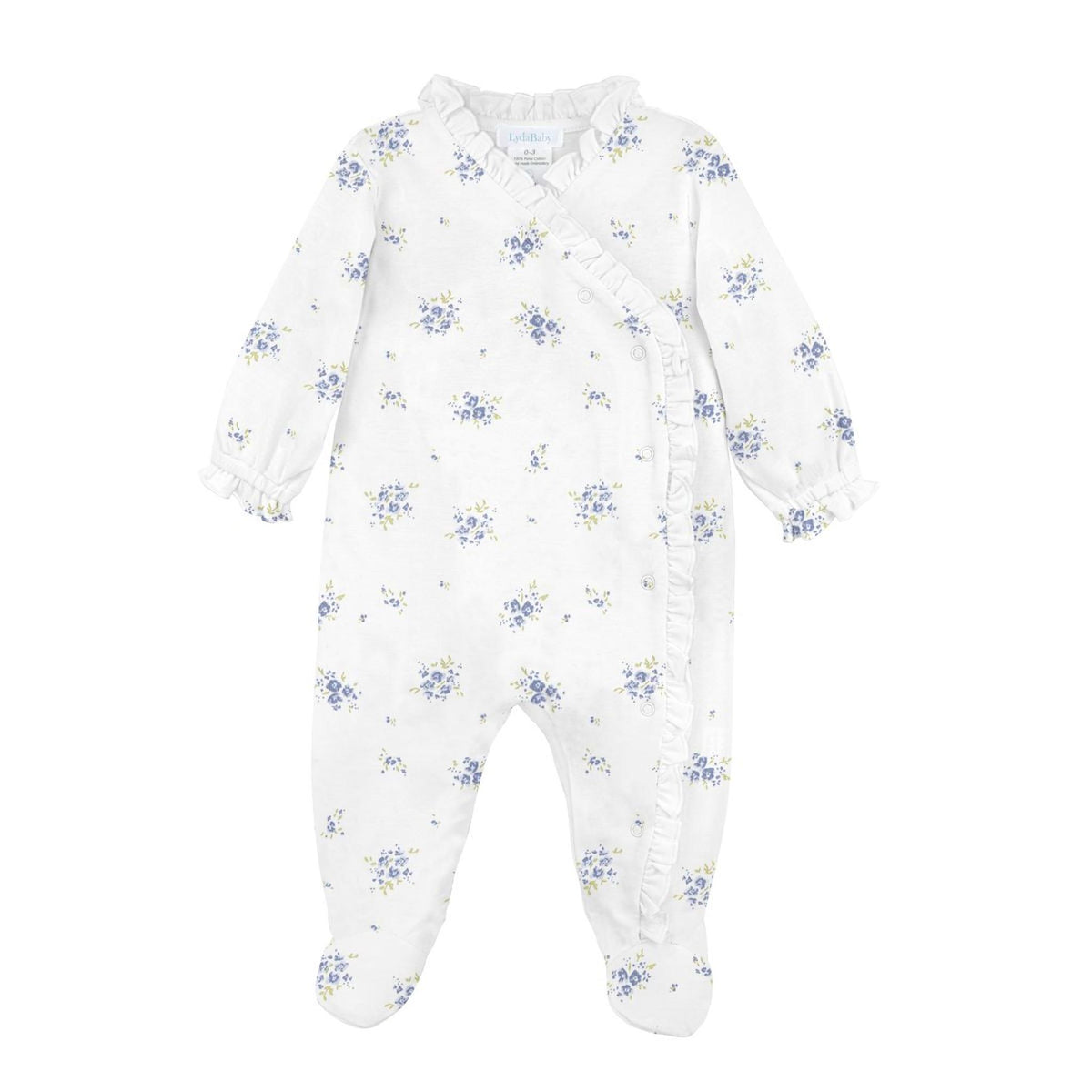 Blue Harmony Printed Footie