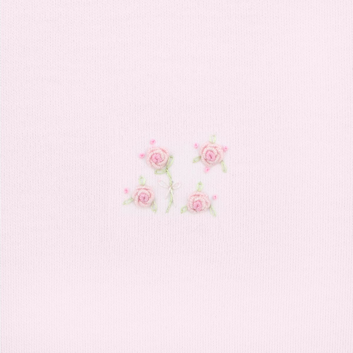 Roses Bouquet Embroidered Pima Blanket