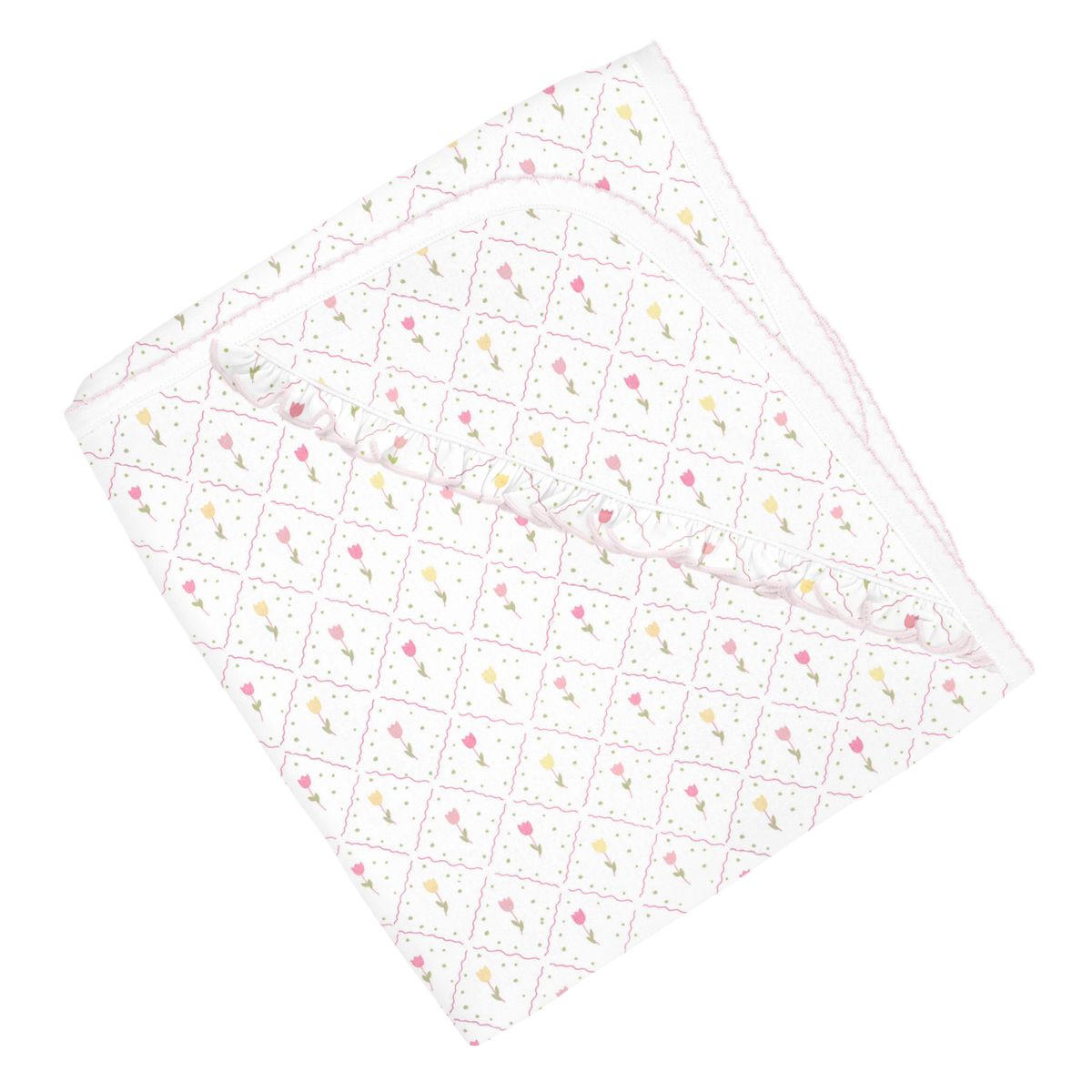 Tulip Garden Pima Blanket