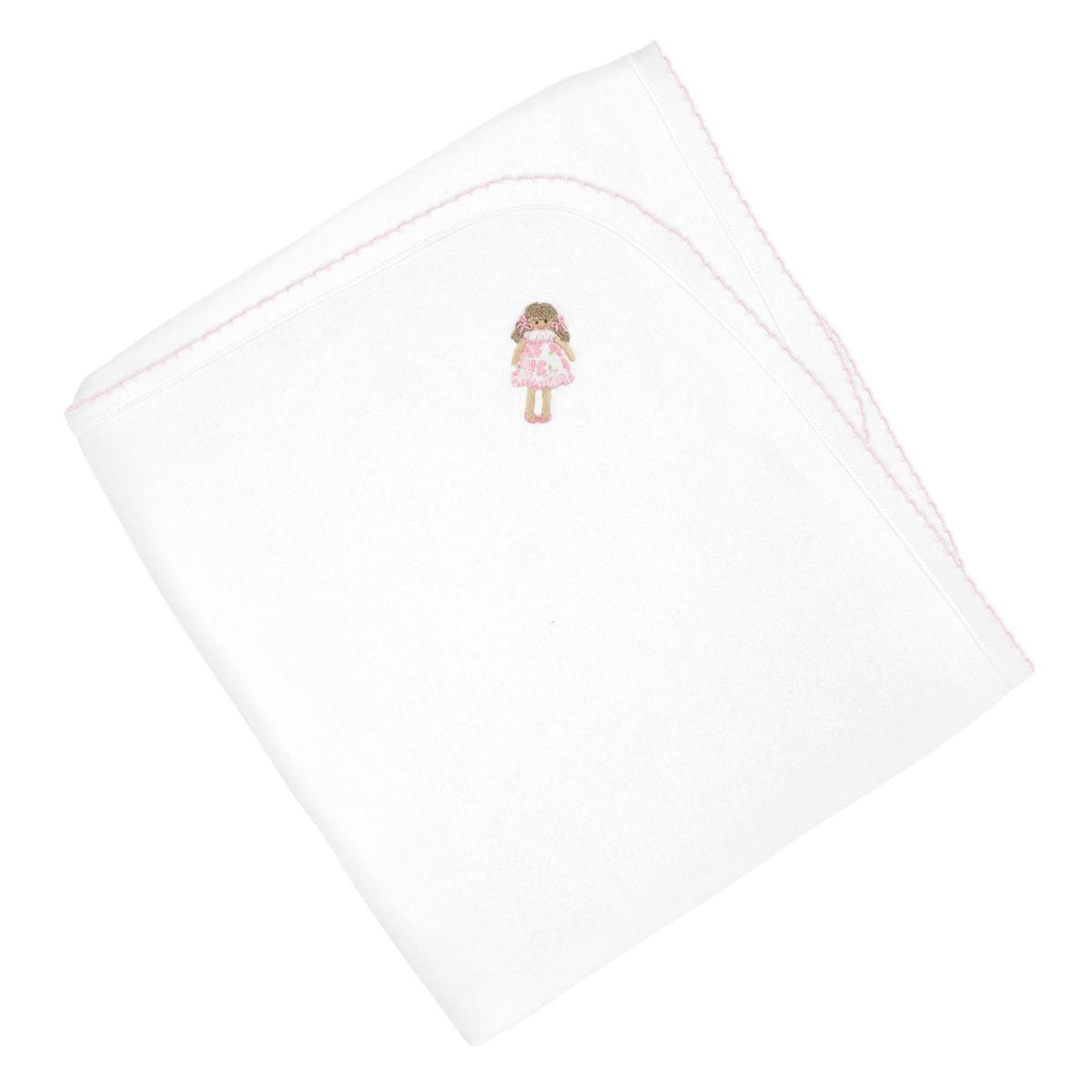 Forever Friend Embroidered Pima Blanket