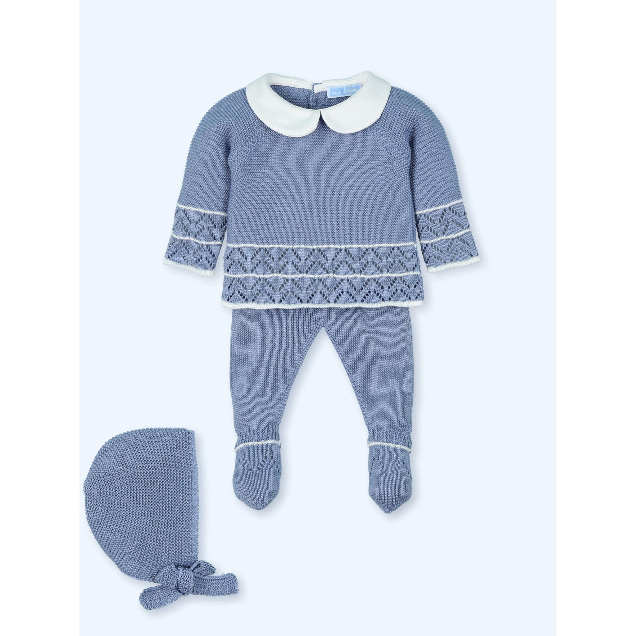 Bona Collar Knitted Set