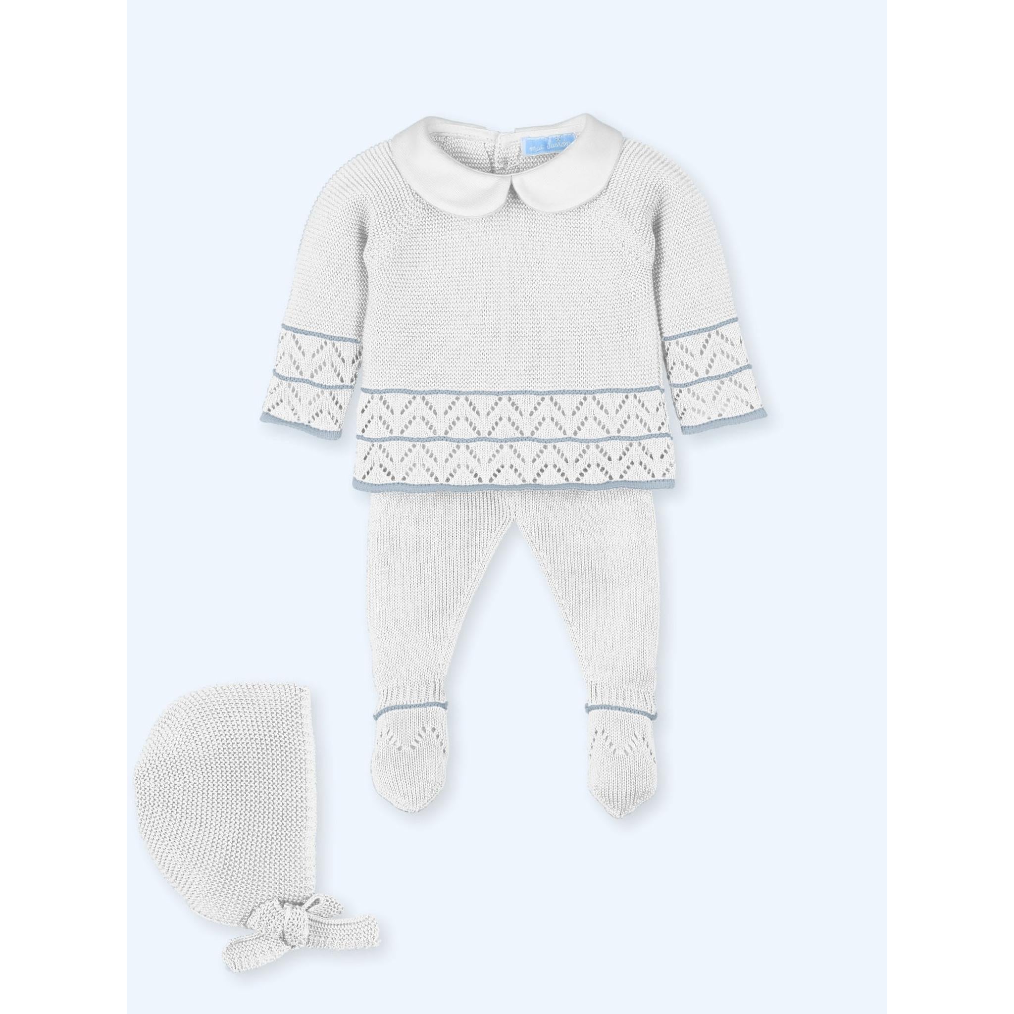 Bona Collar Knitted Set