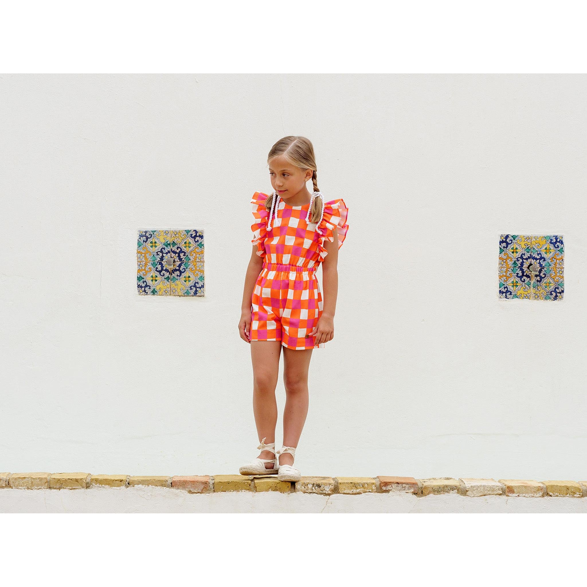 Naranja Romper