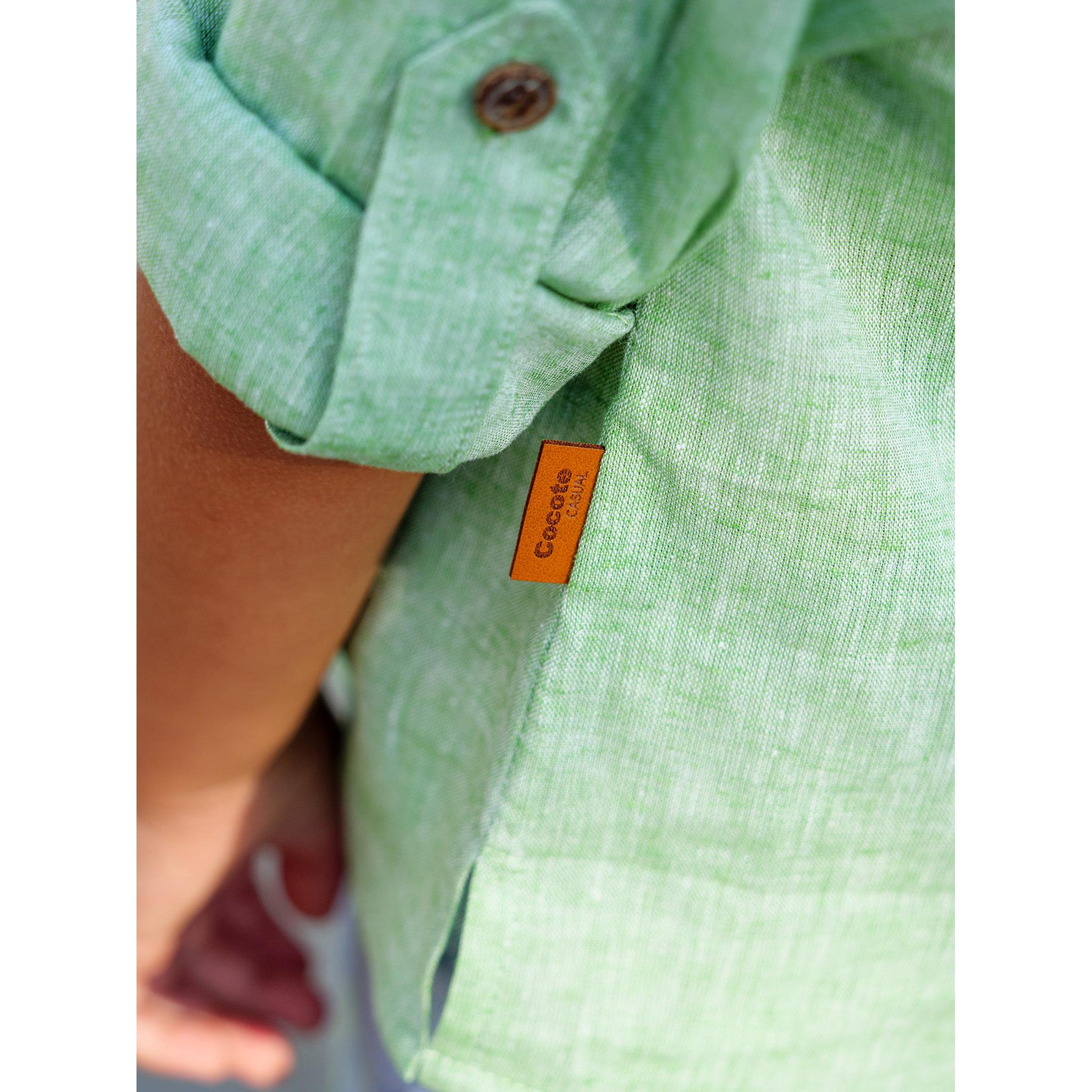 Green Blue Stripes Short Set