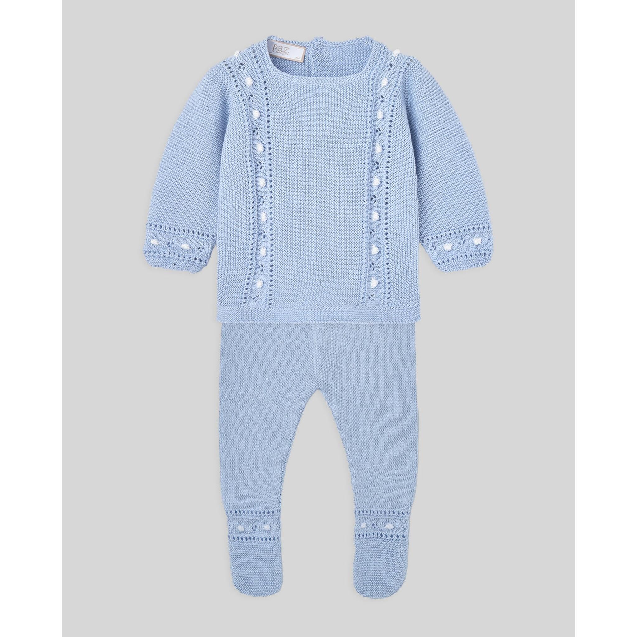 Alegra Knitted Set Blue