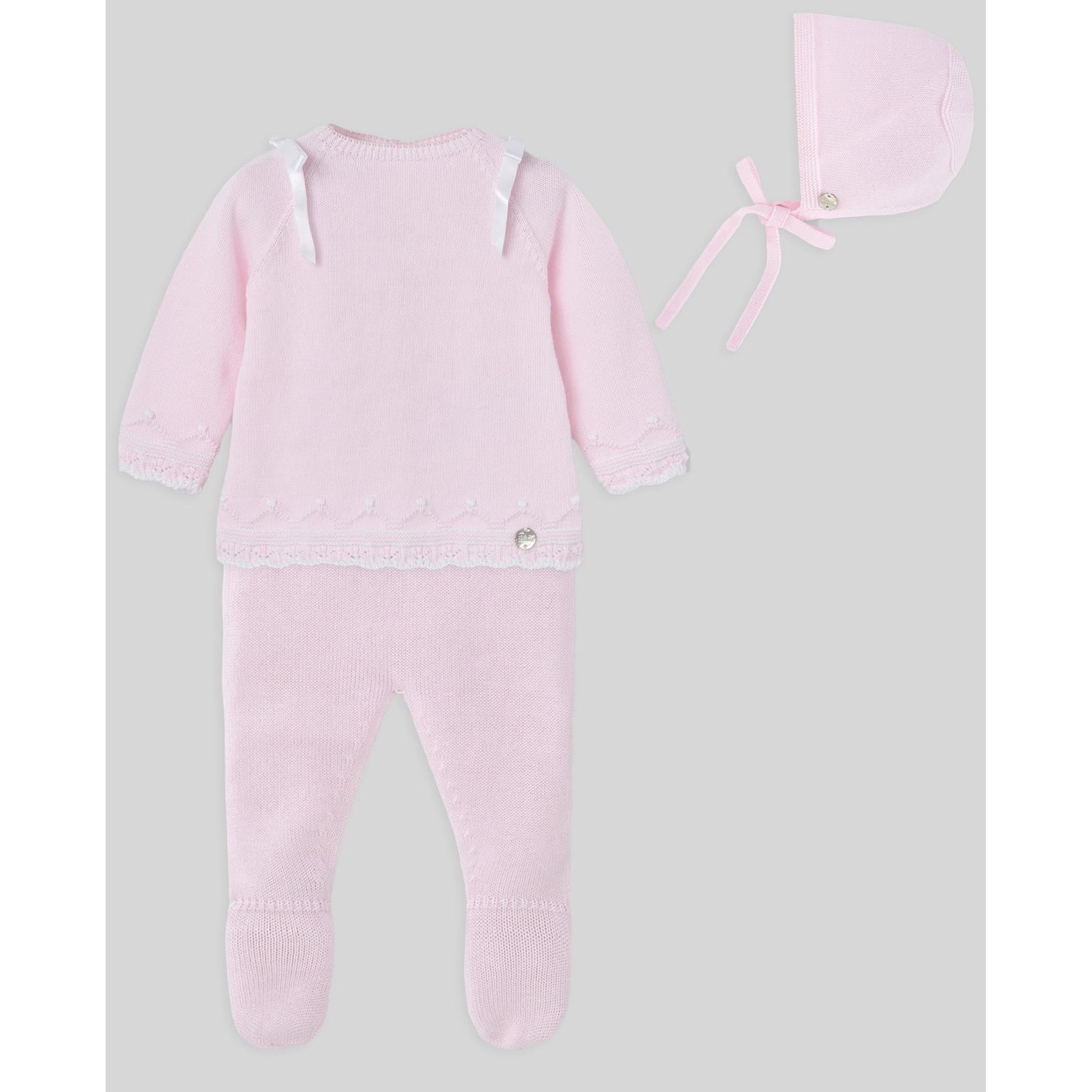 Bow Knitted Set