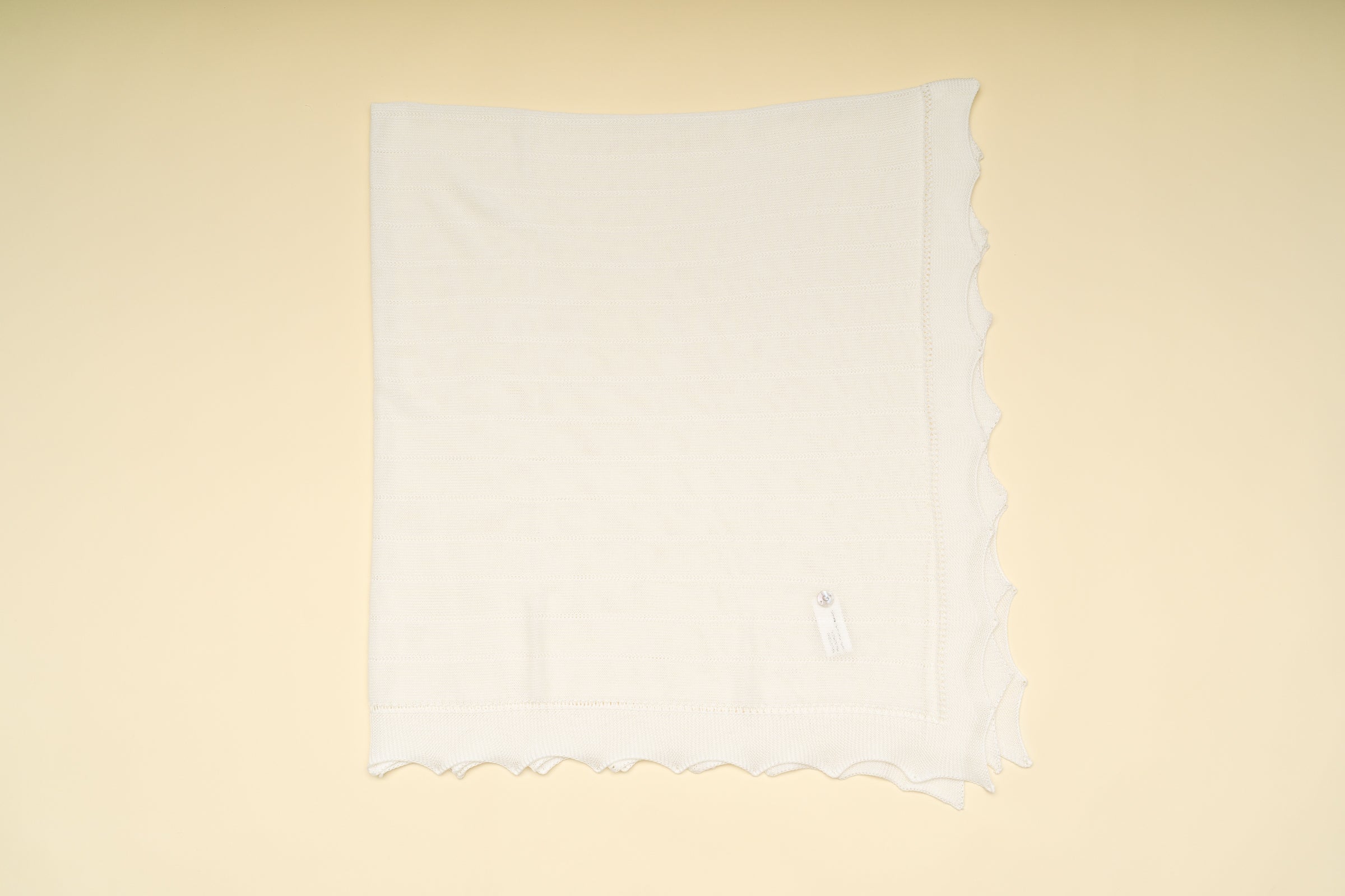 Beige Knitted Blanket