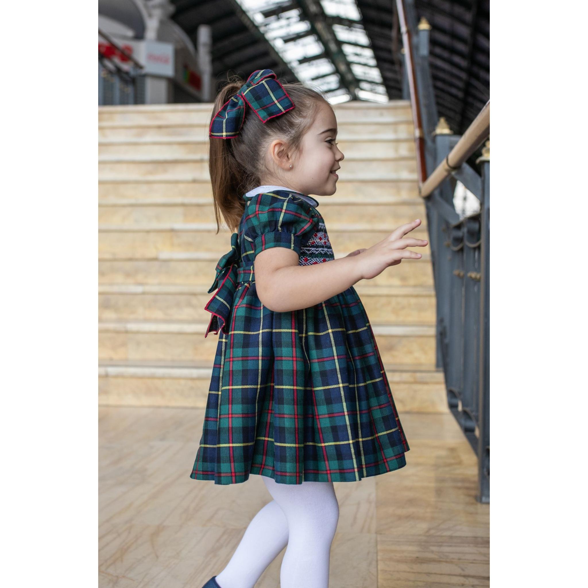 Clan Tartan Smocked Dress