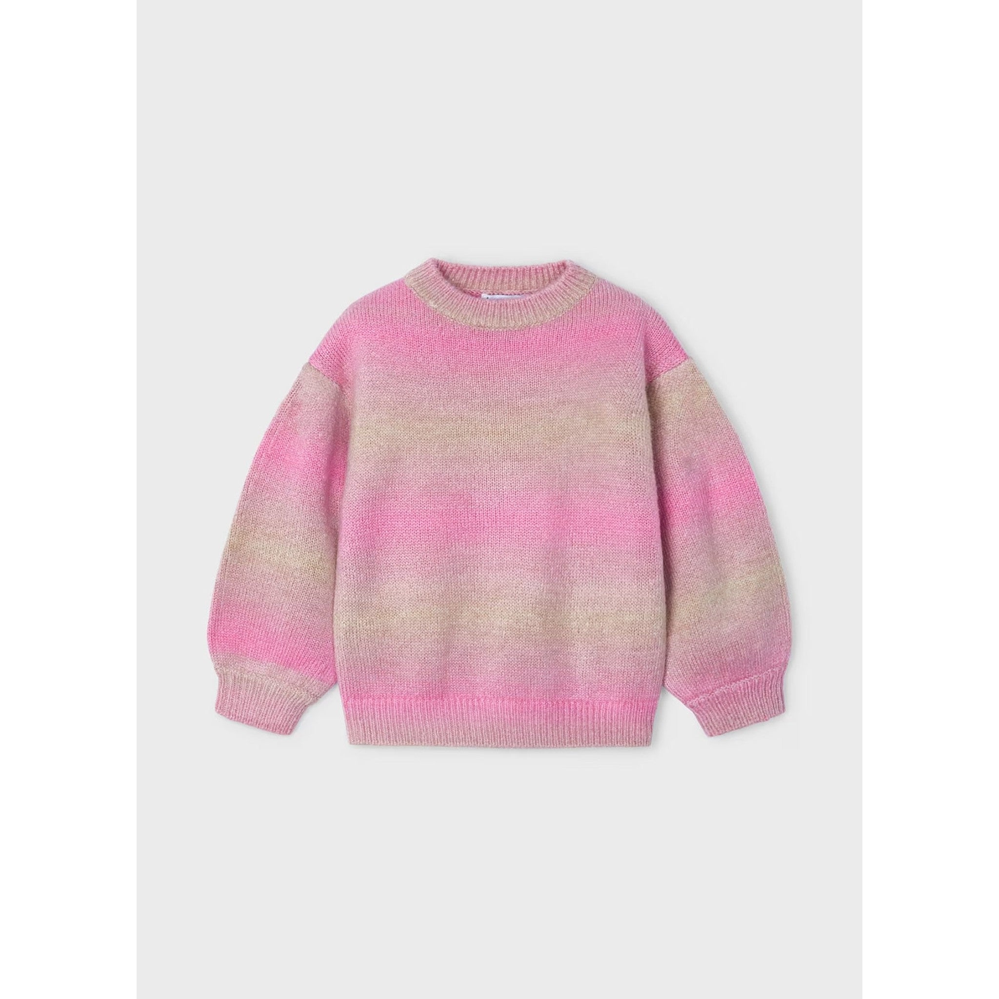 Gradient striped sweater