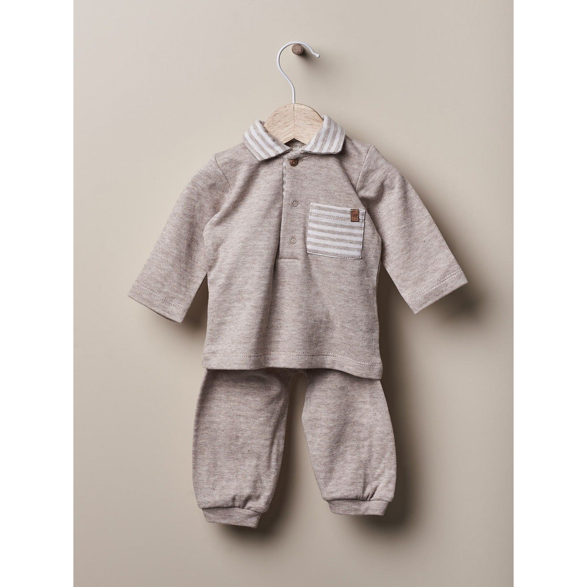 PJ set with long-sleeve in cotton