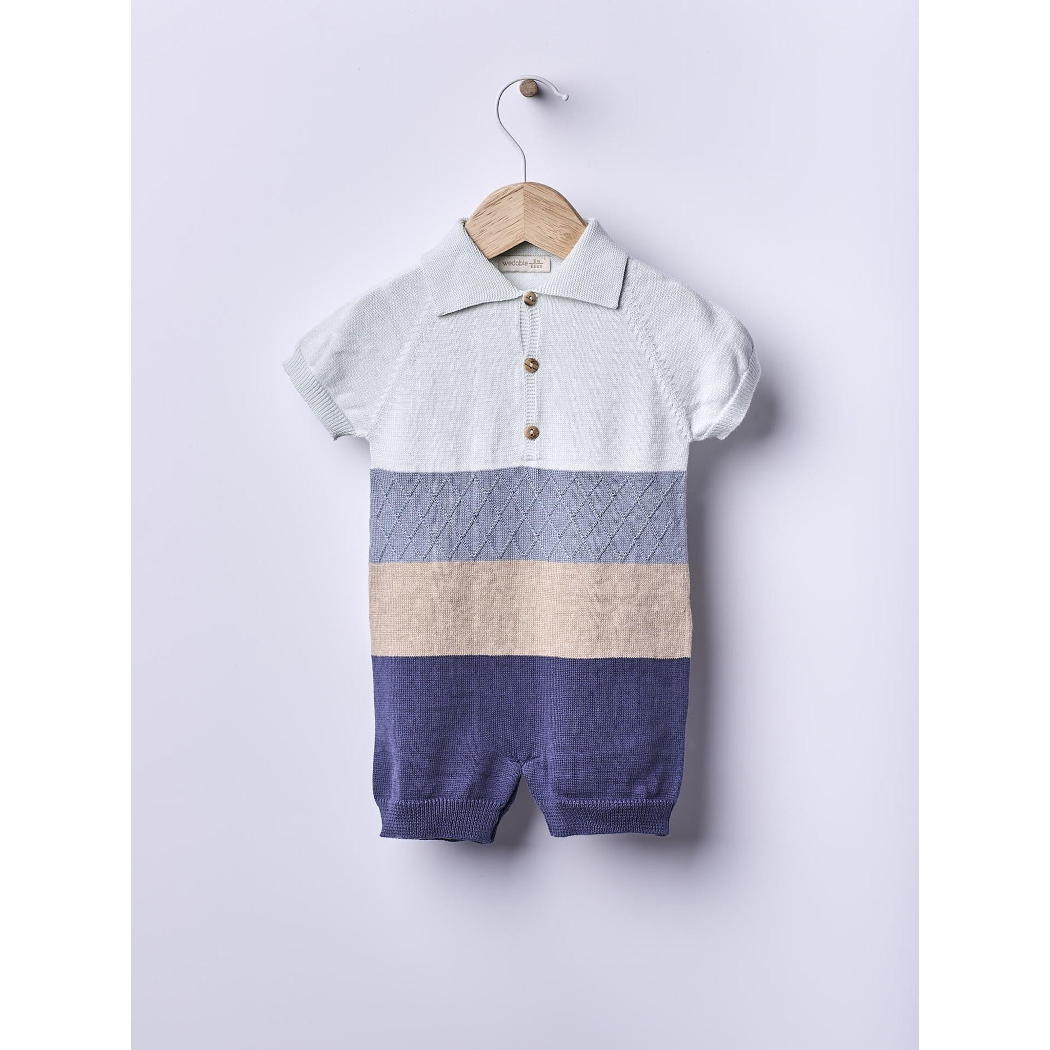 Rayas Knitted Playsuit