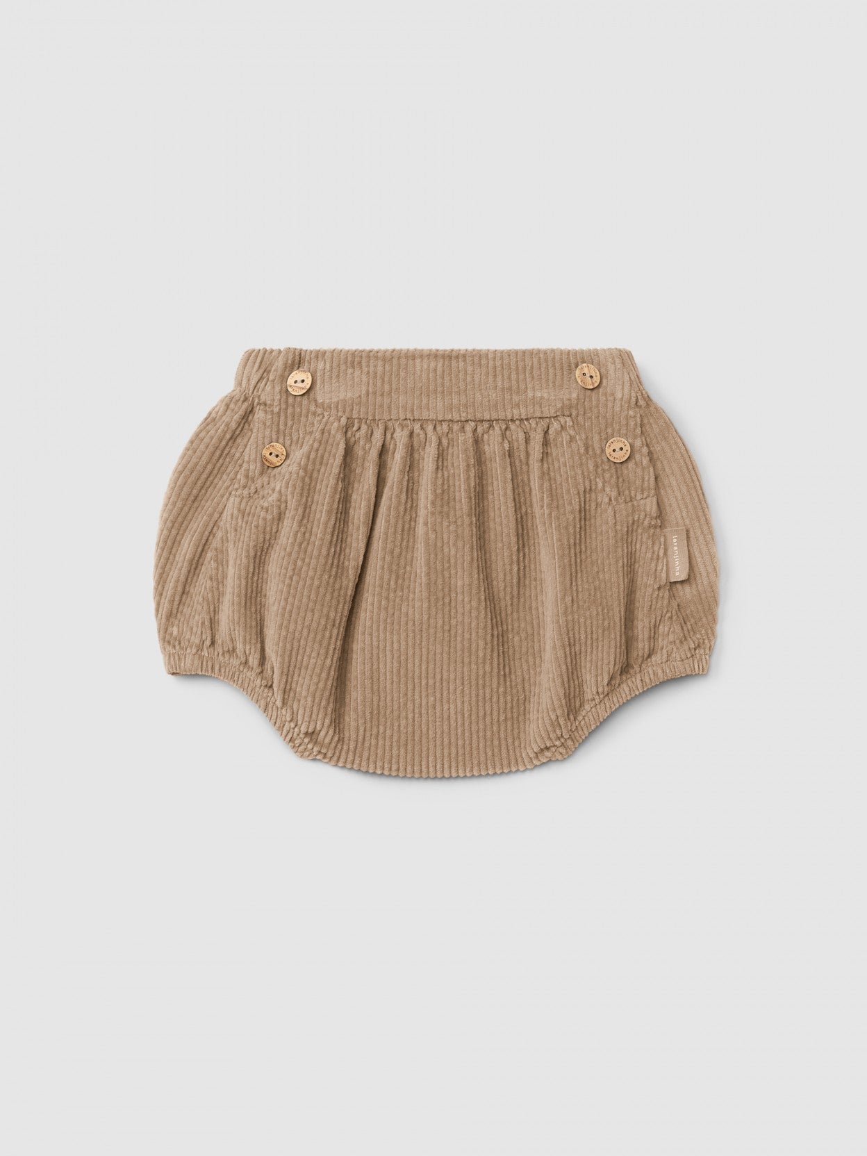 Pull-up diaper cover in corduroy