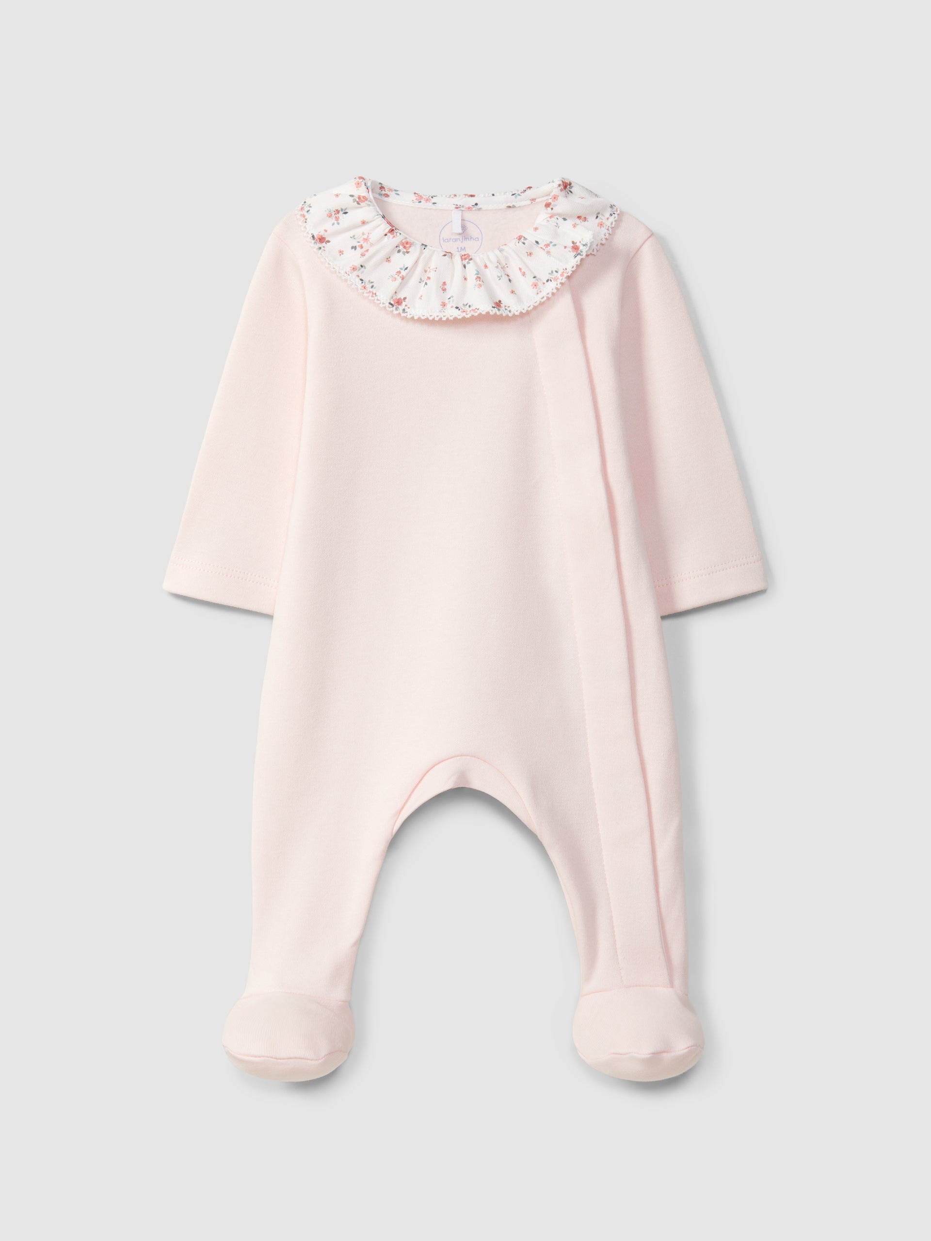 Babygrow ruffled collar with flowers