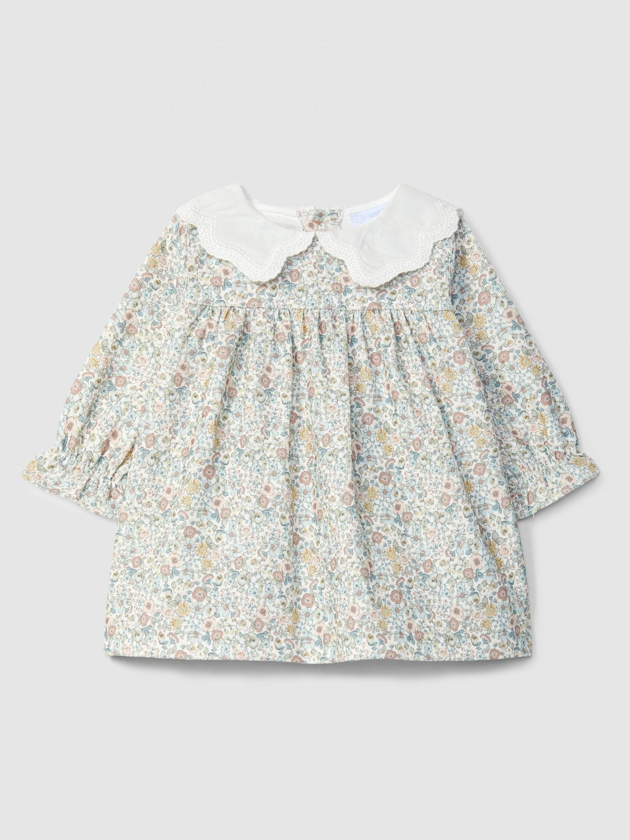 Dress in print corduroy