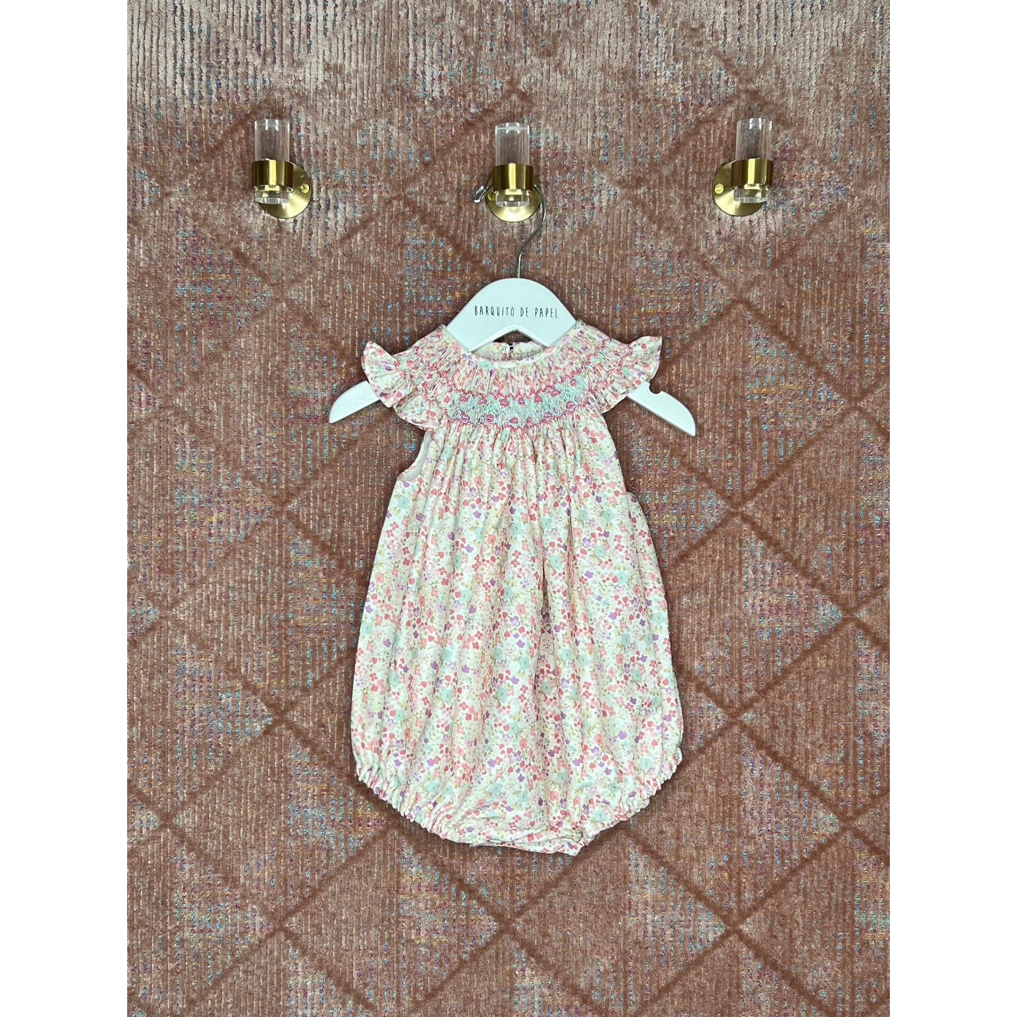 Blossom Breeze Smocked Romper