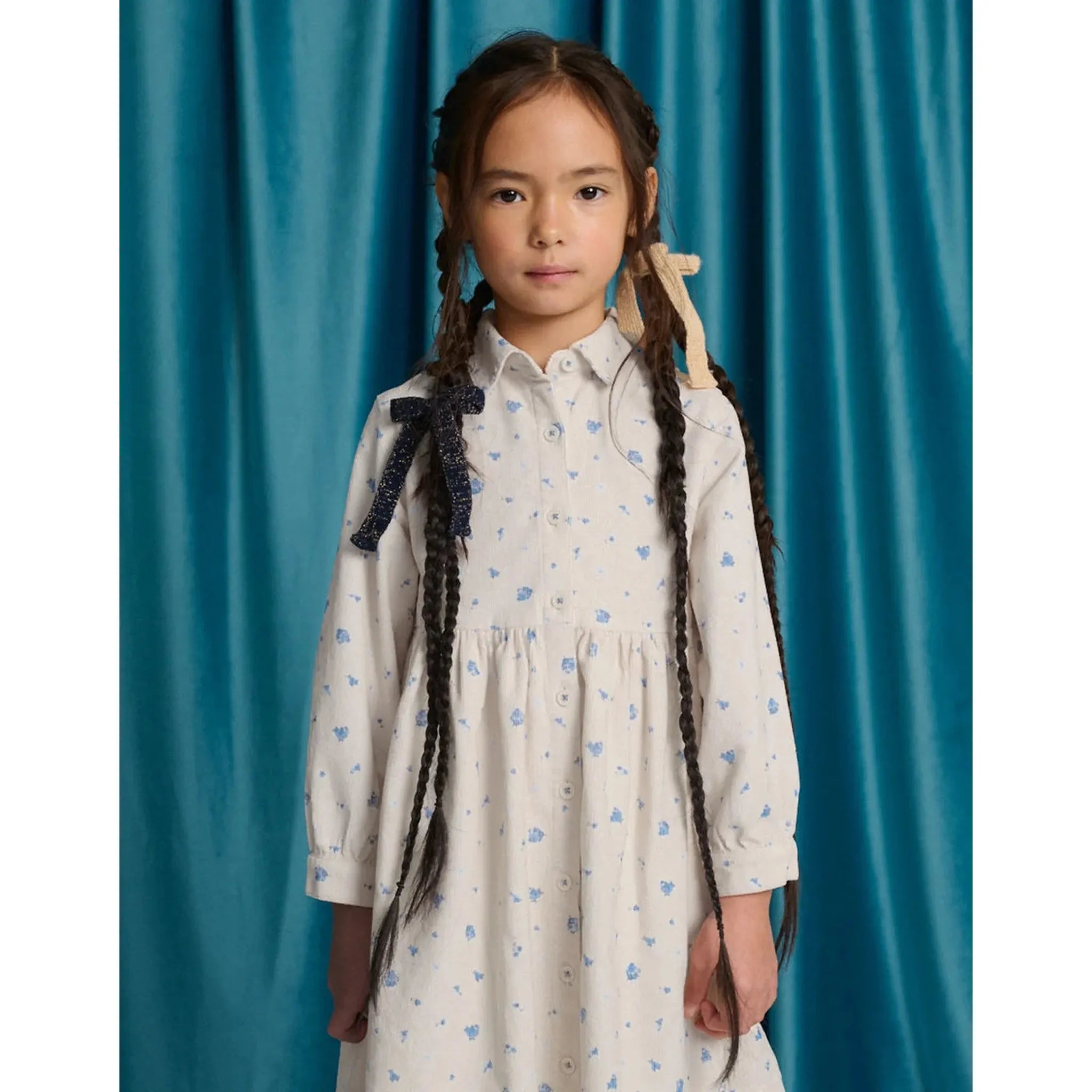 CORNELIA SHIRT DRESS WITH FLORAL PRINT