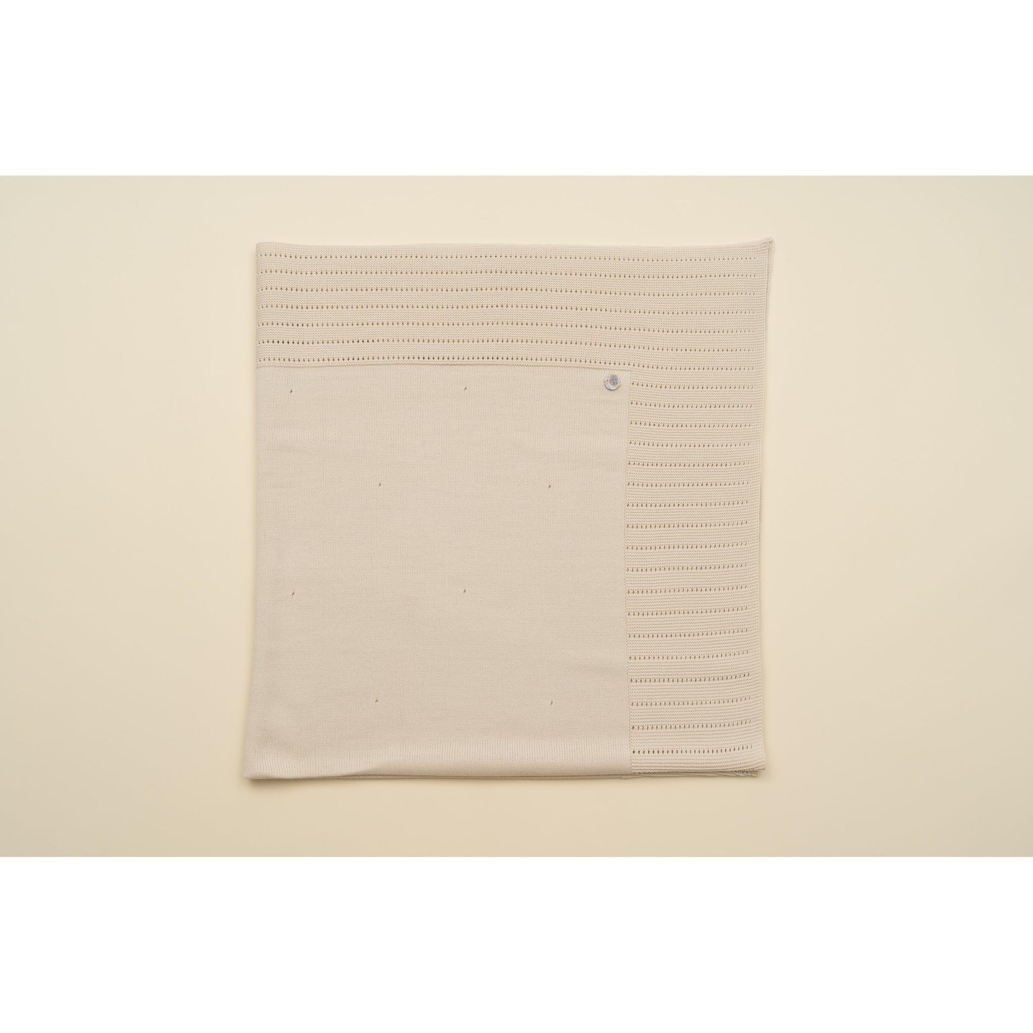 Powder Blue Knitted Blanket