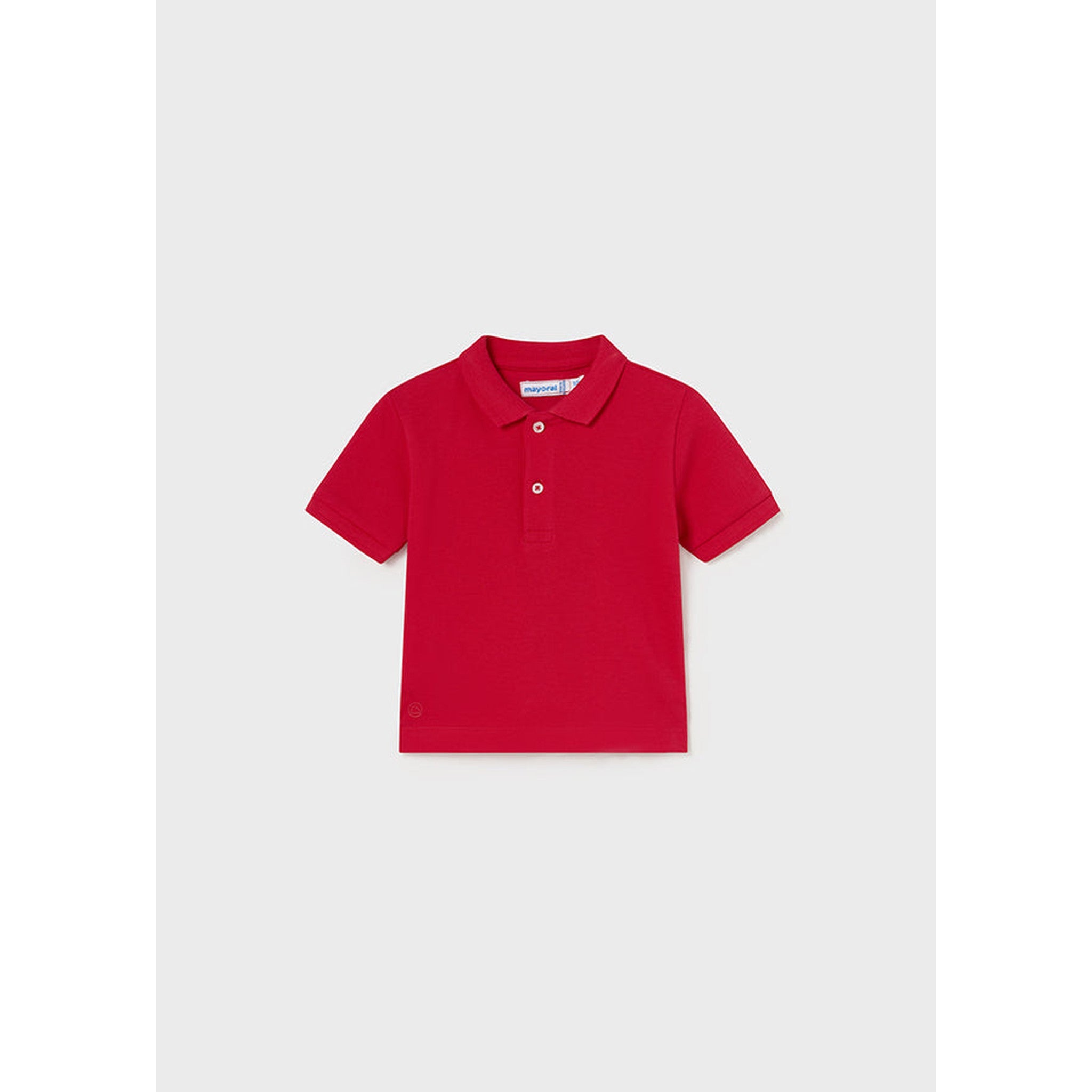 Red Polo White Short Set