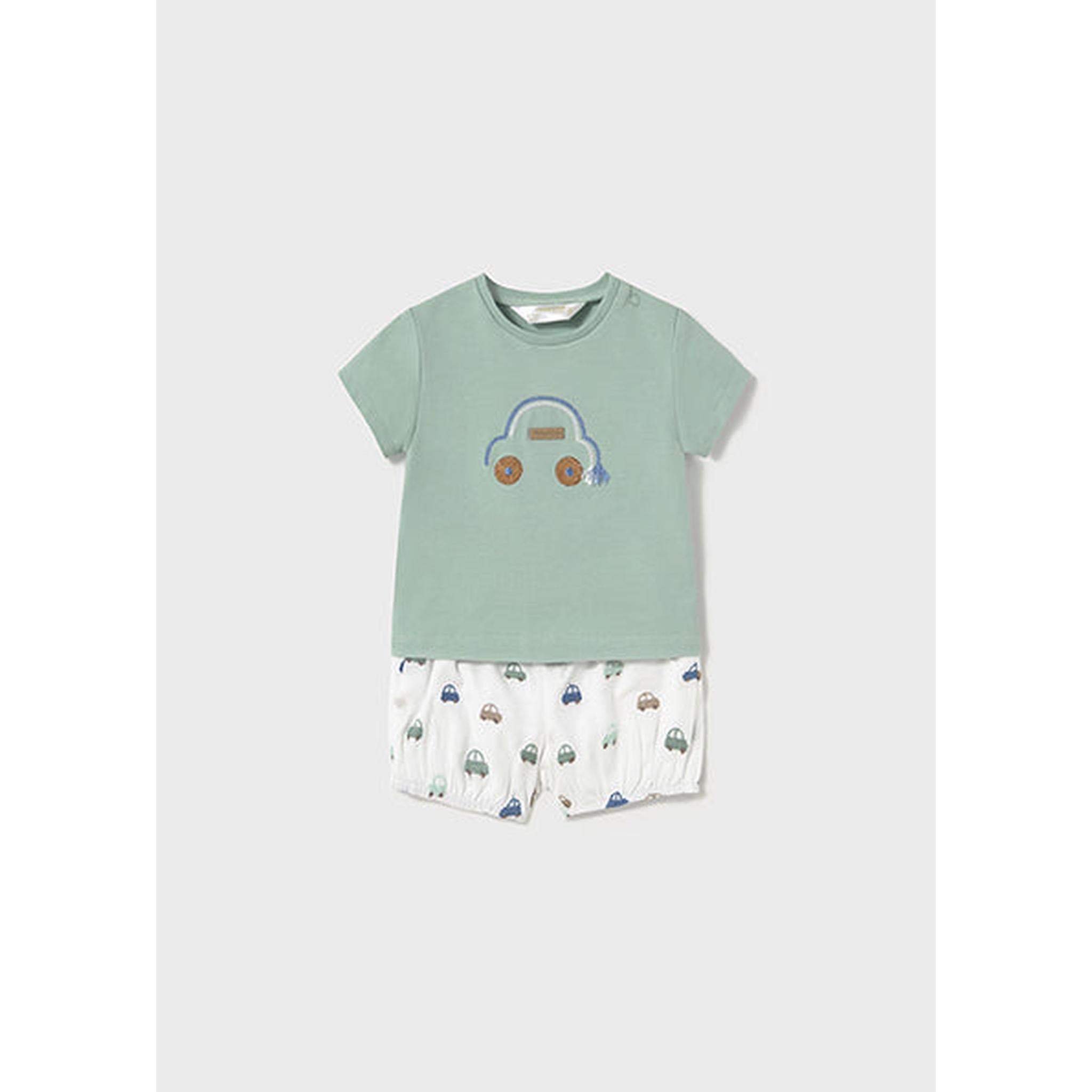 Car Bubble Shorts and T-Shirt Set