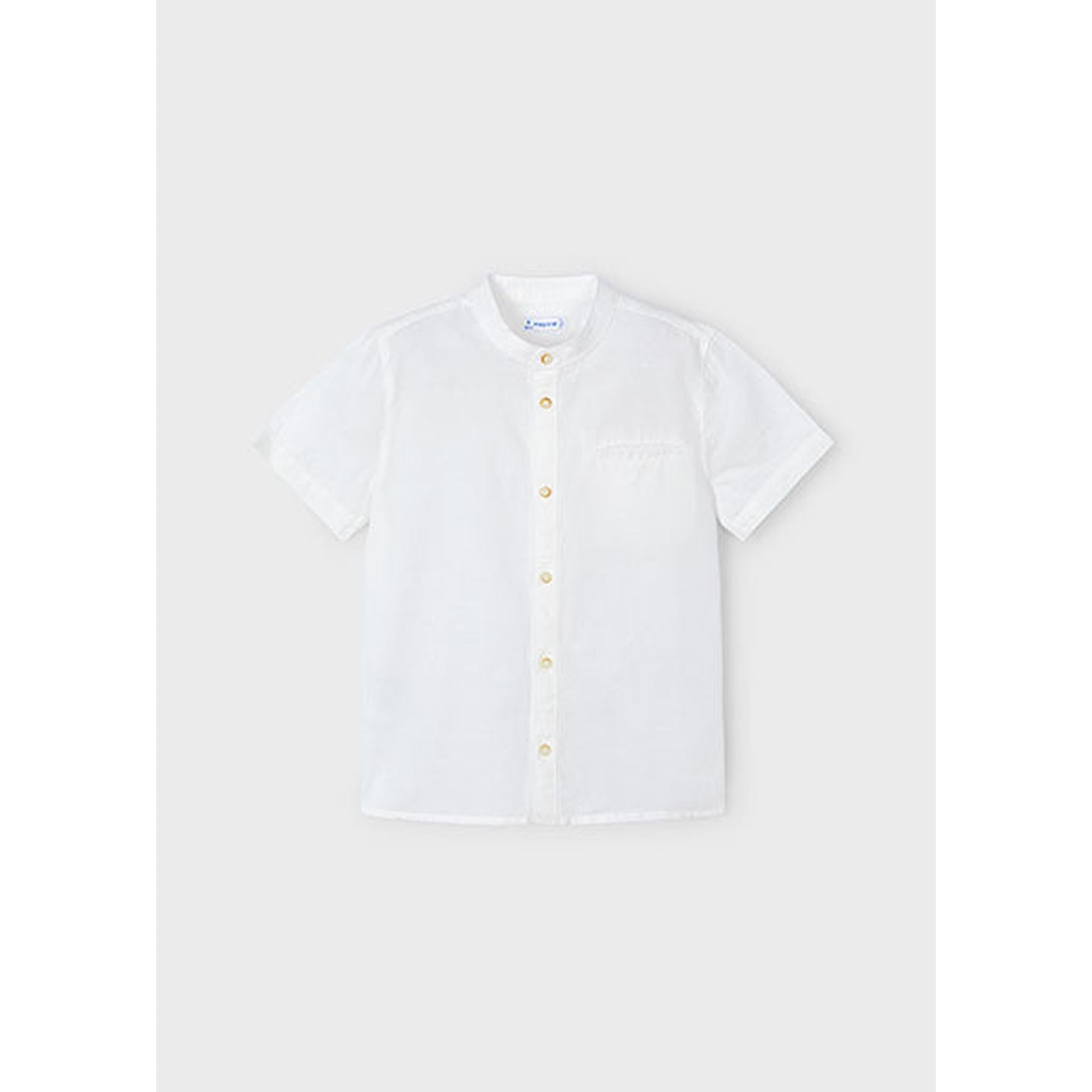 Mao Shirt Denim Bermuda Set