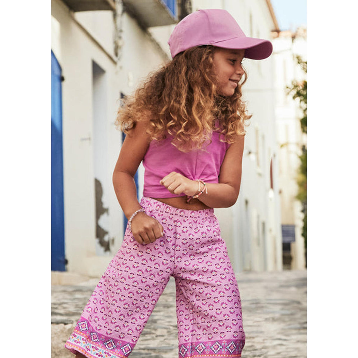 Girl Printed Pants and Top Set
