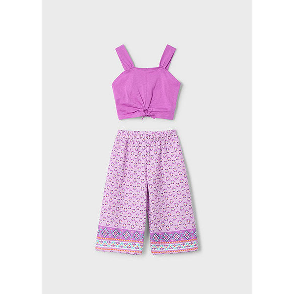 Girl Printed Pants and Top Set